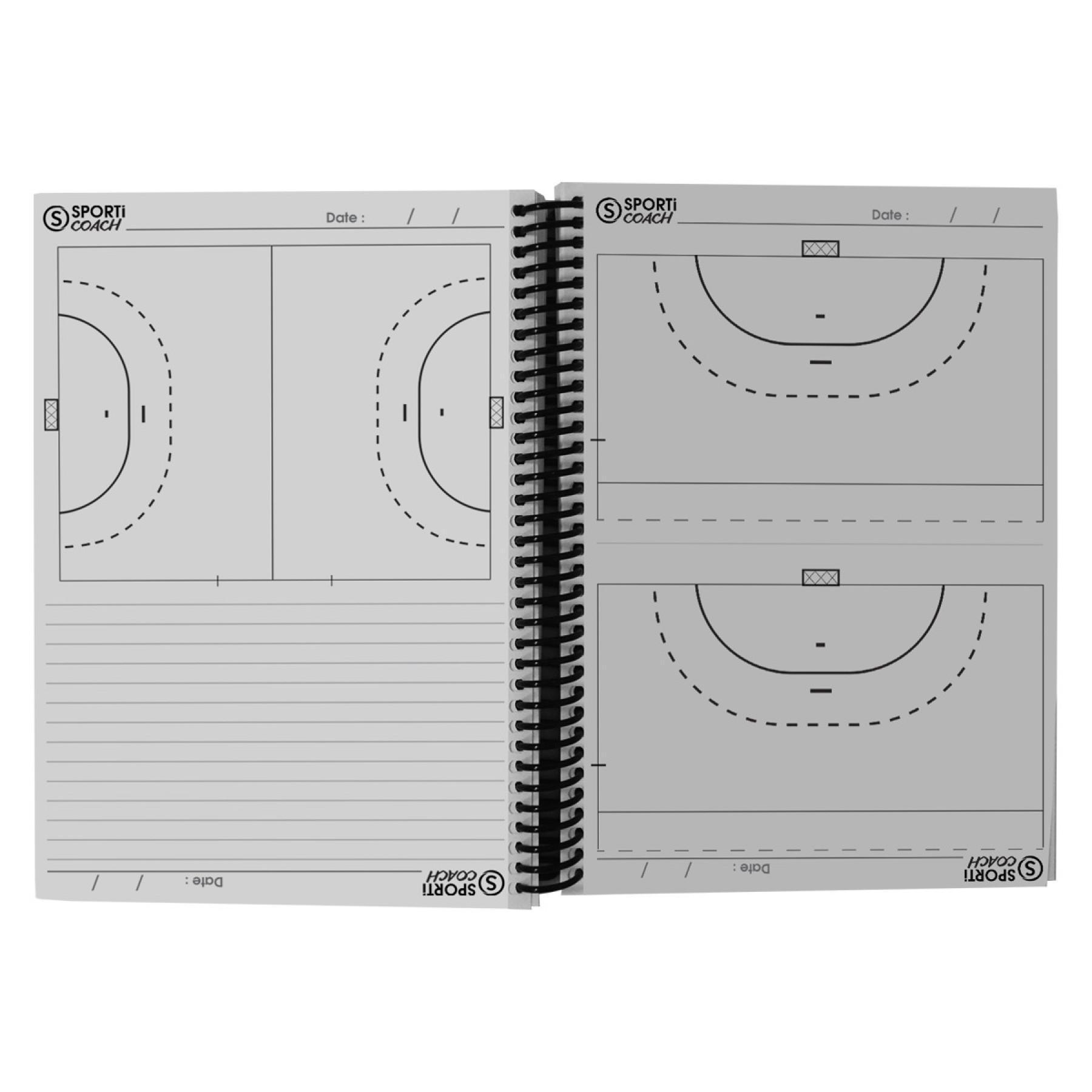 Spiral handball coach notebook a5 Sporti