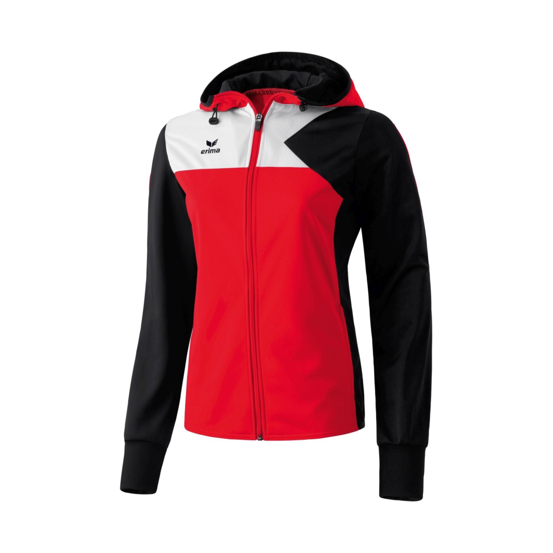 Women's hooded training jacket Erima Premium One - Textile - Handball wear