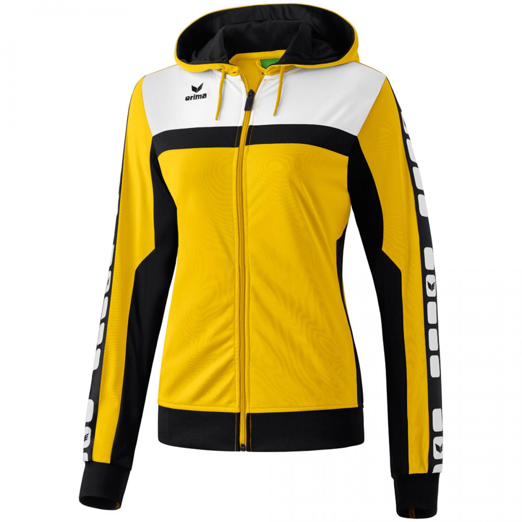 Women's hooded training jacket Erima 5-CUBES