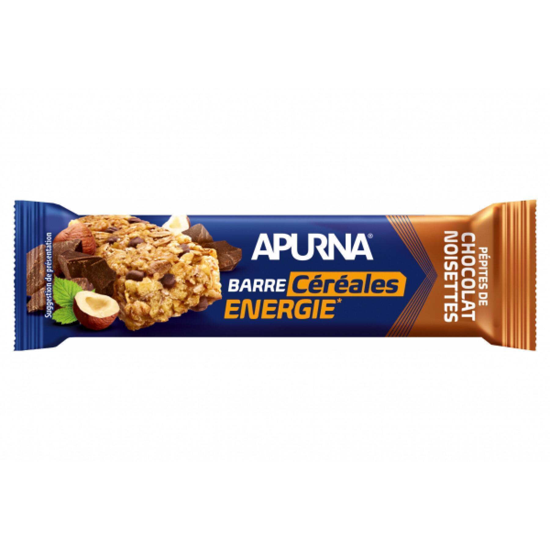 Pack of 20 bars Apurna Croustillante Chocolat-Noisette - 35 g