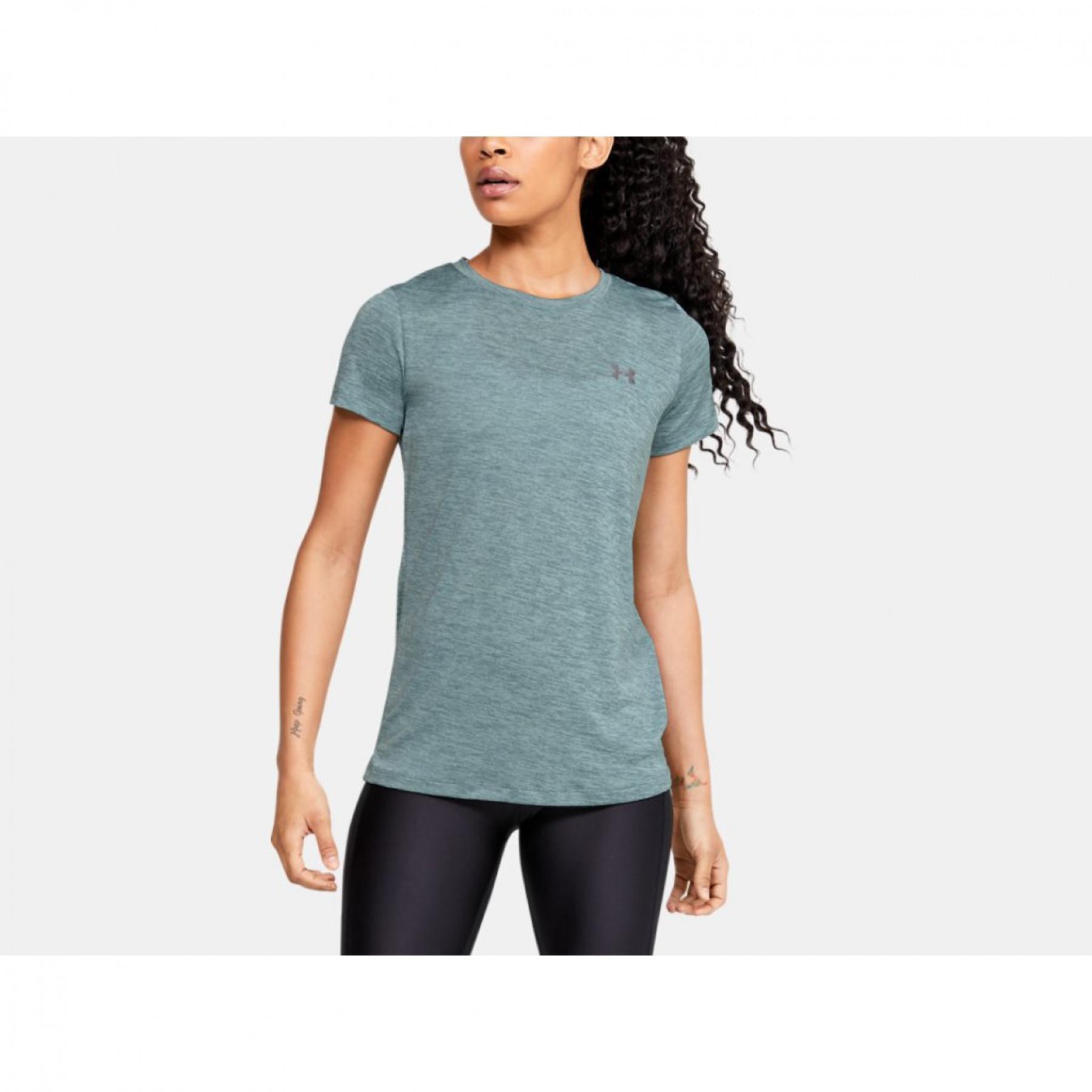 Under Armour Womens Tech Twist Short Sleeve T-Shirt - Green