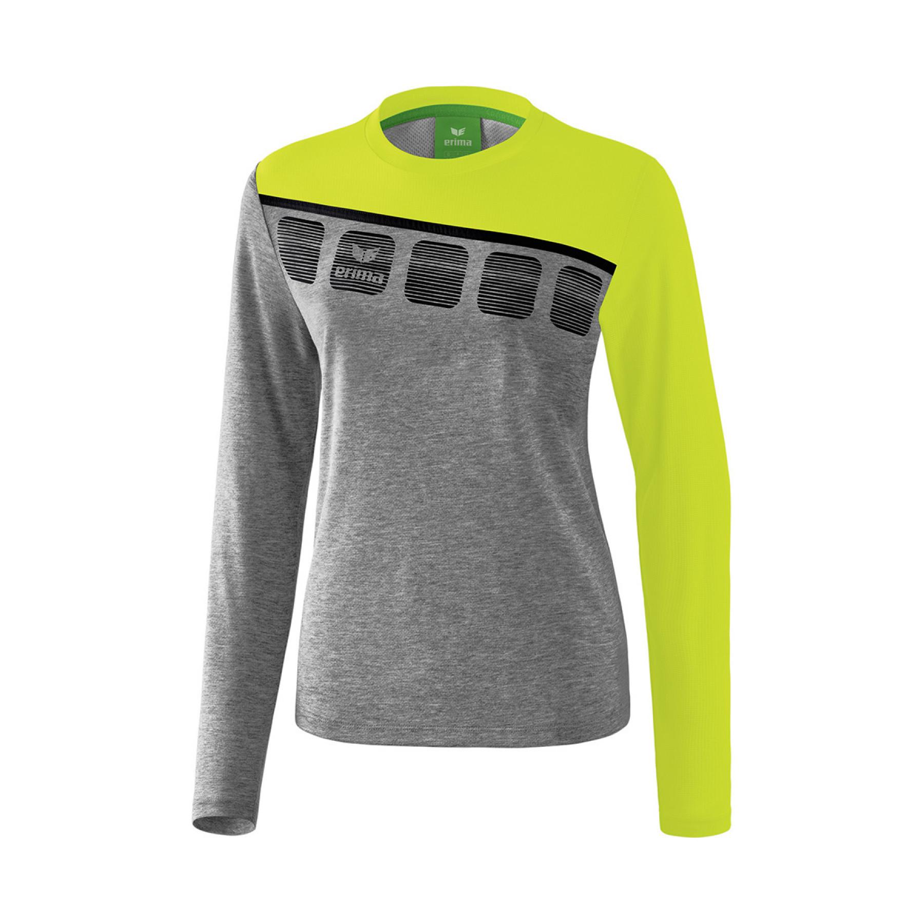 Erima Long Sleeve Compression Jersey With High Neck Athletic White