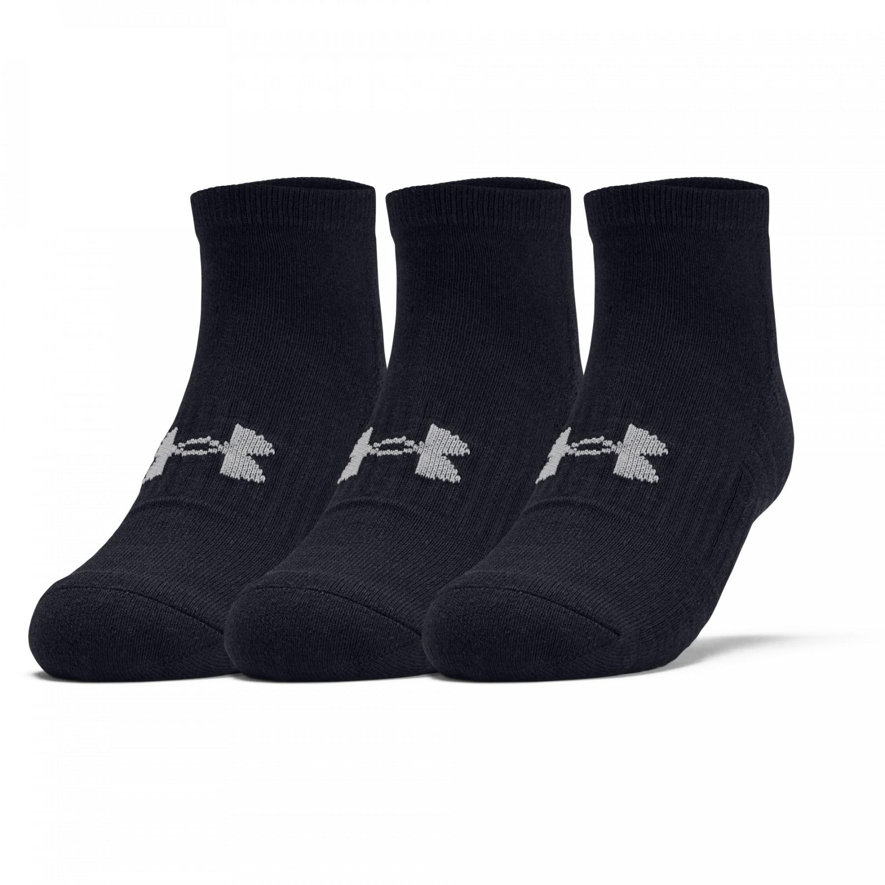 Pack of 3 pairs of low socks Under Armour Training Coton