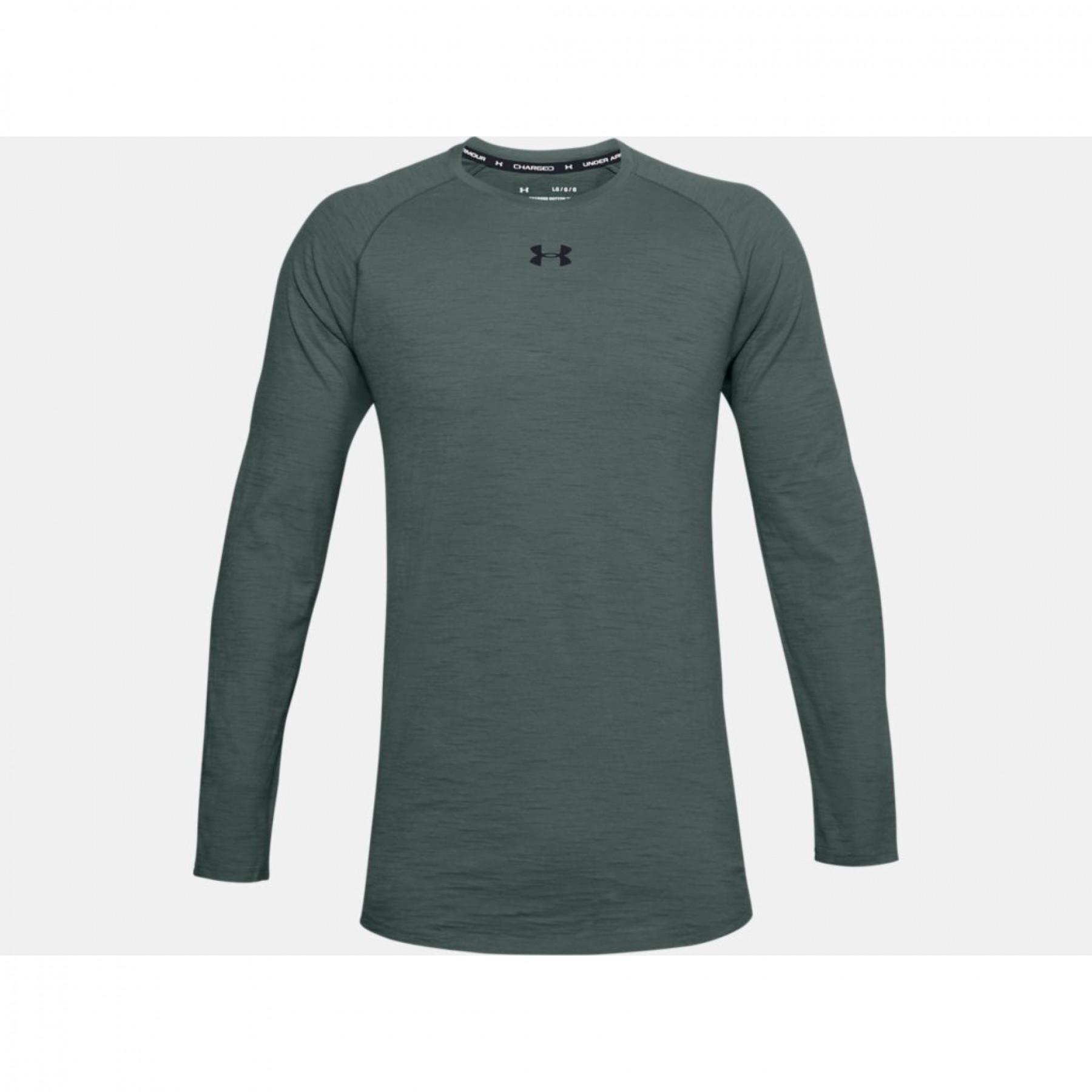 Long sleeve top Under Armour Charged Cotton® - Under Armour - Brands ...