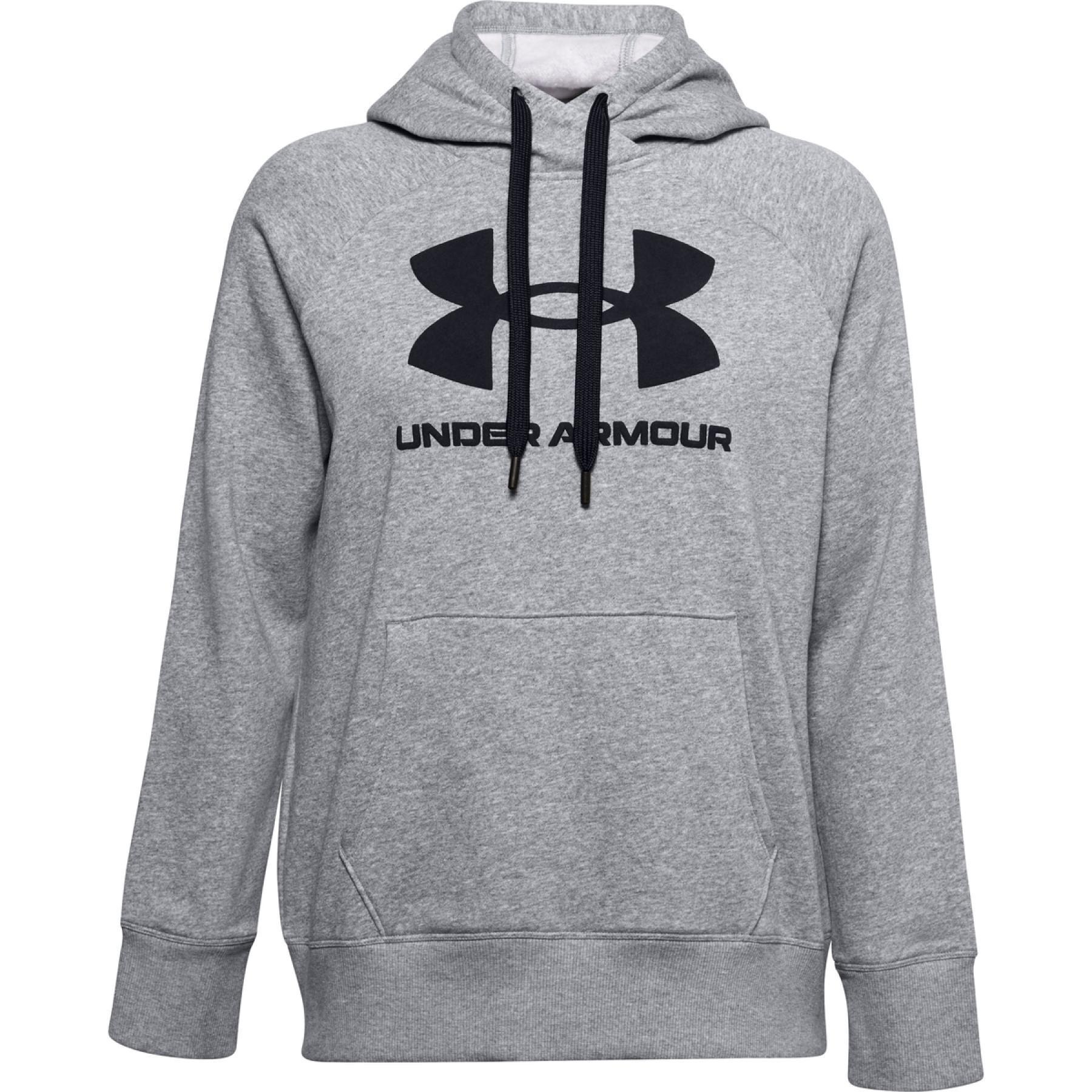 Women's hoodie Under Armour avec logo Rival Fleece