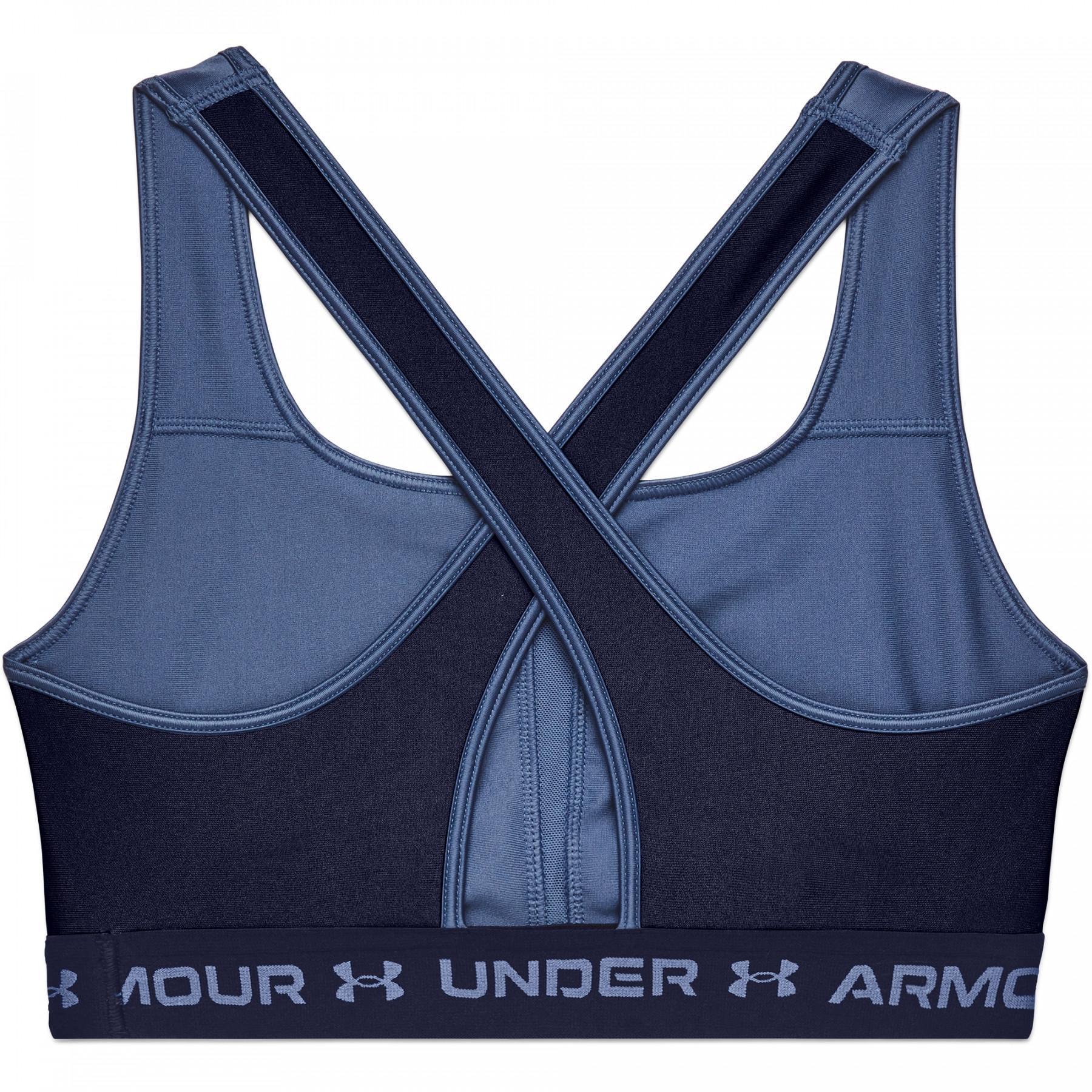 Women's cross-back bra with moderate support Under Armour