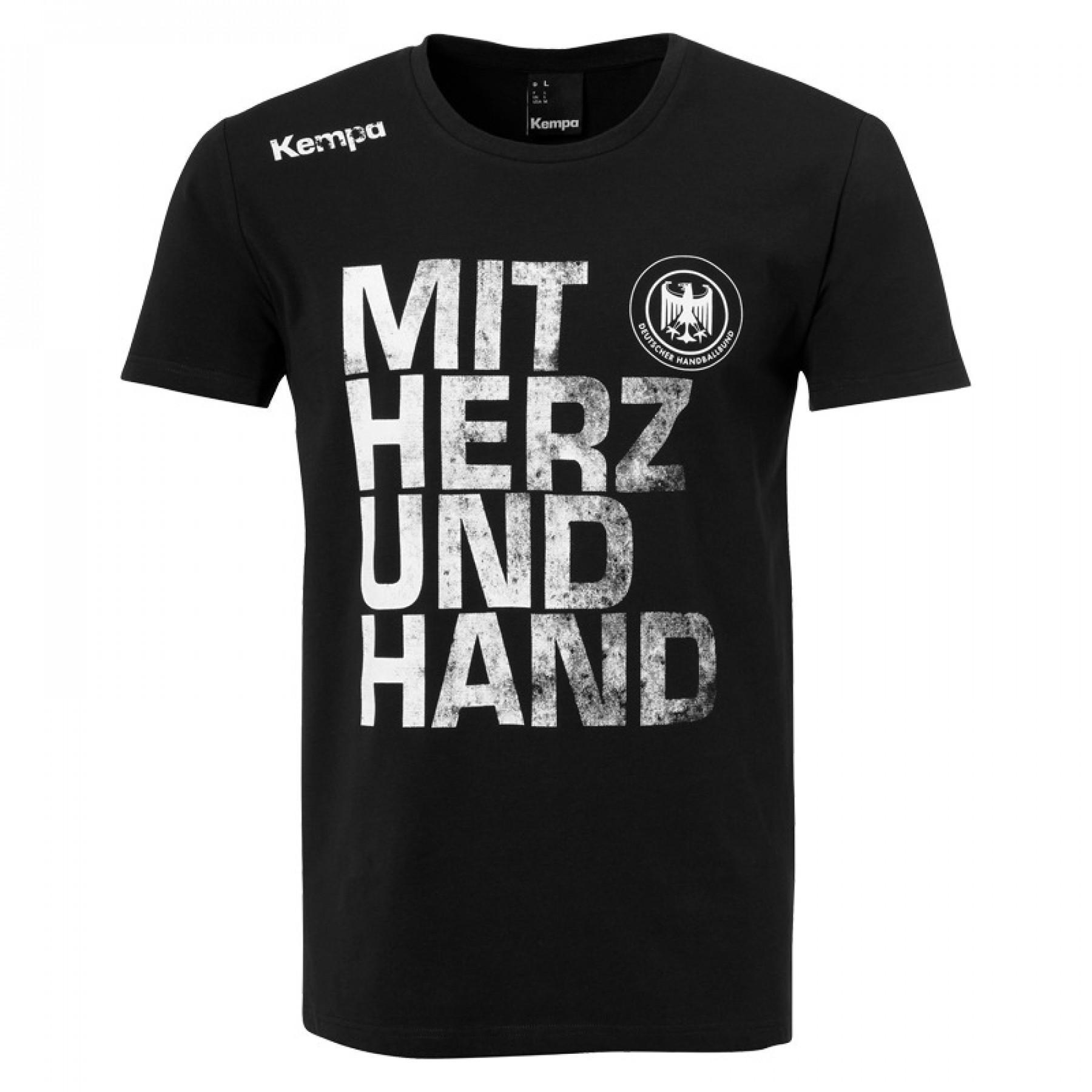 T-shirt Kempa Mit Herz & Hand