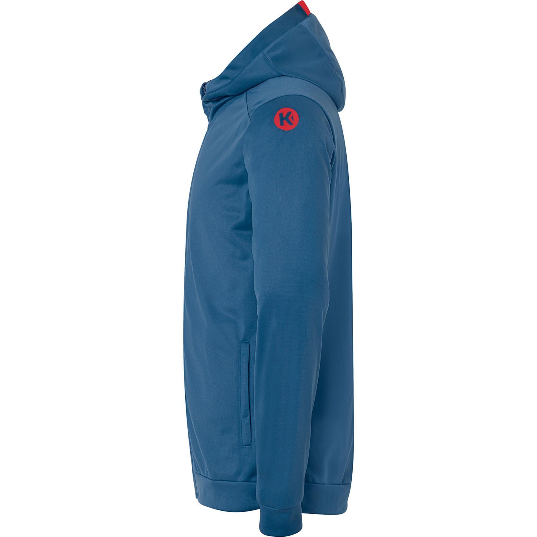 Children's hooded tracksuit jacket Kempa