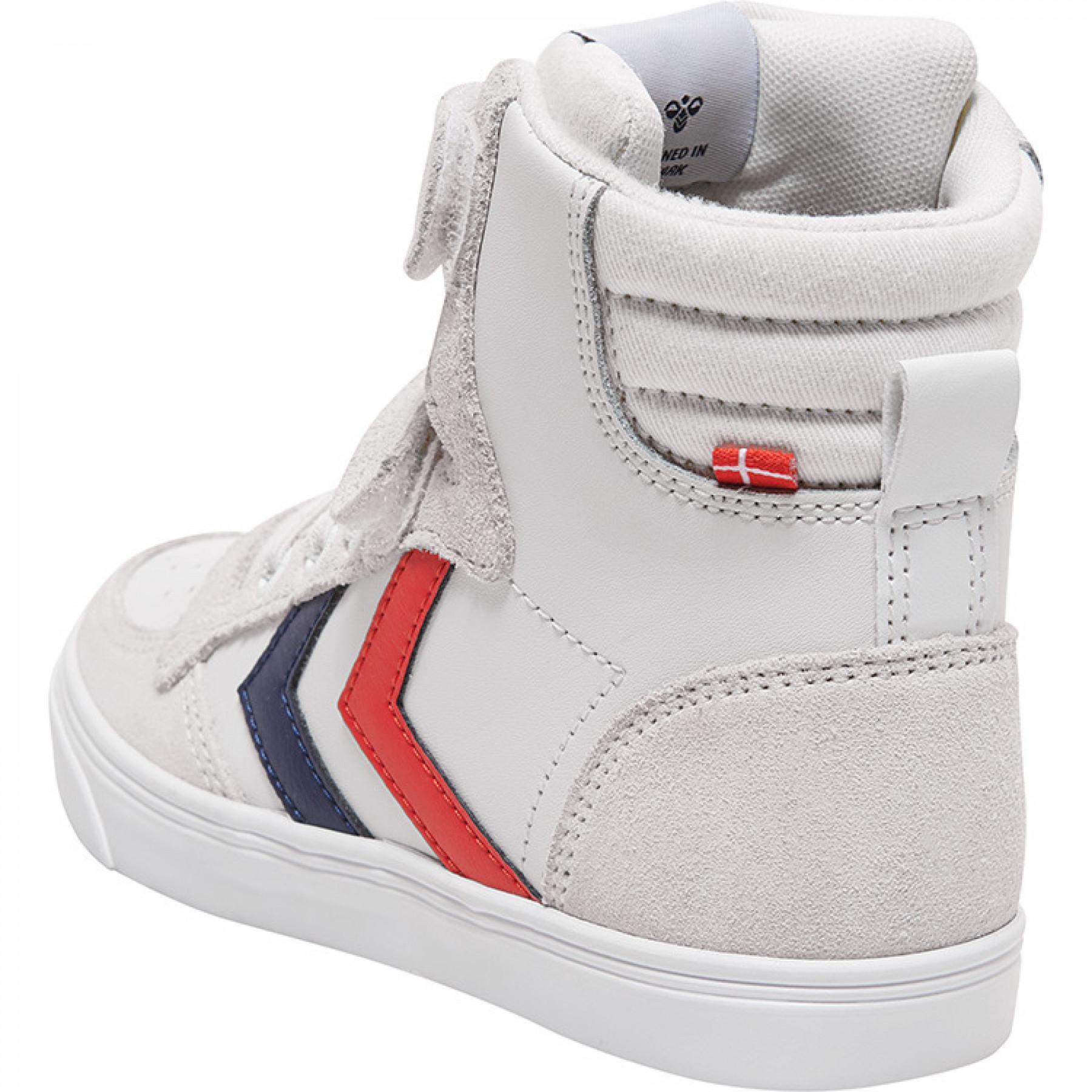 Children's sneakers Hummel slimmer stadil leather - Hummel - Junior Sneakers - Lifestyle