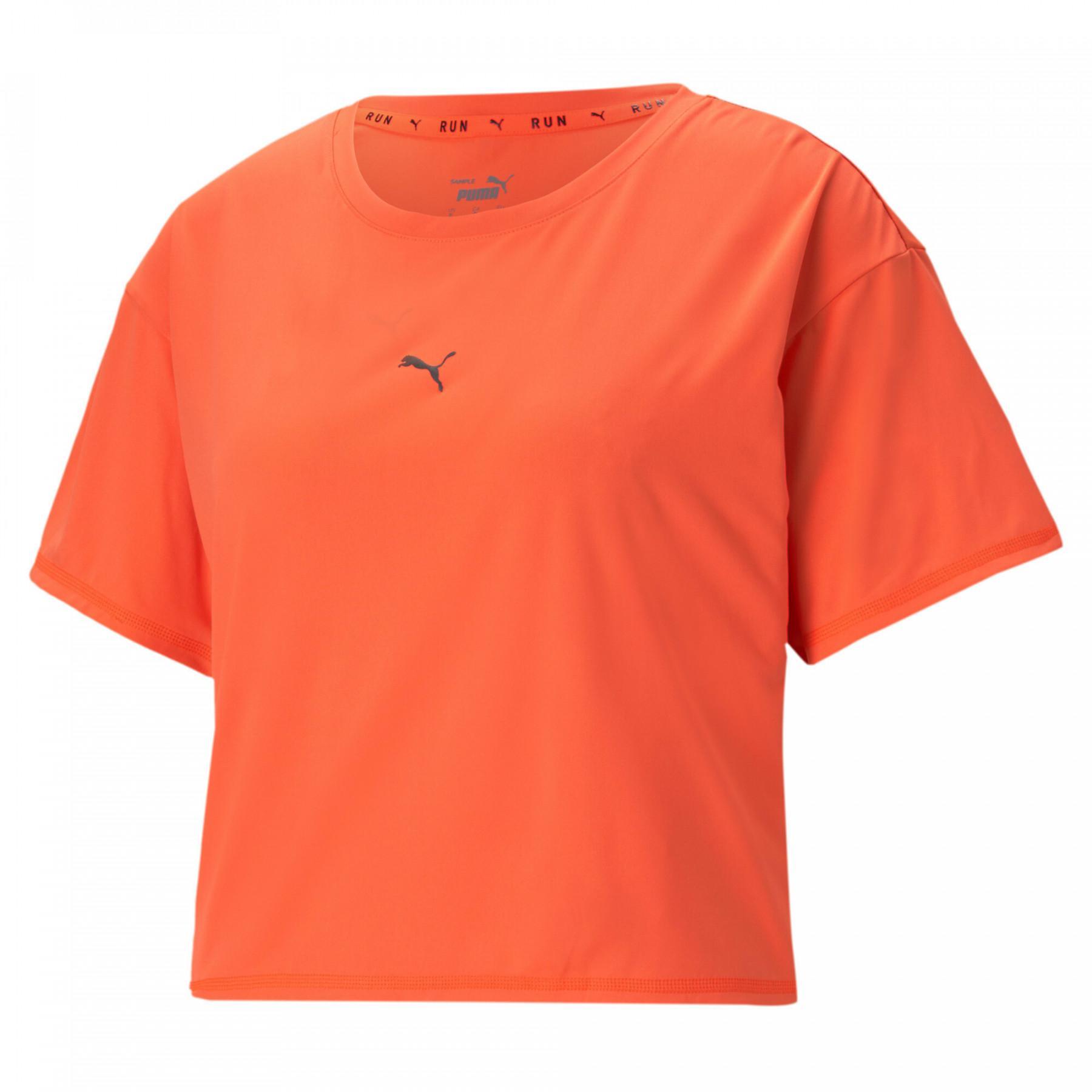 Woman\'s T-shirt Puma Run - wear - Textile Cool Handball polos - T-shirts Adapt and Launch