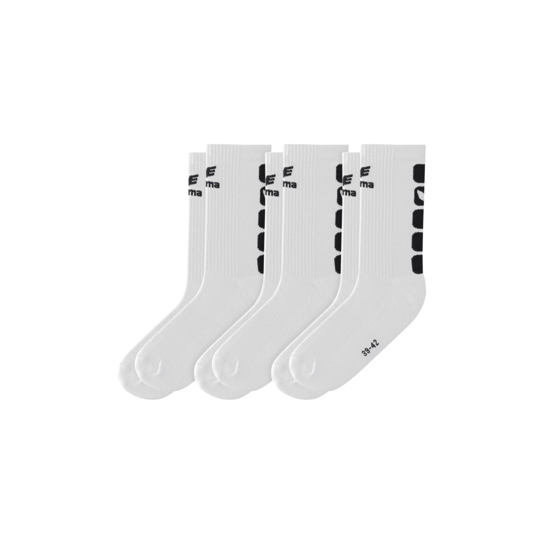 Set of 3 pairs of socks Erima  Classic 5-cubes