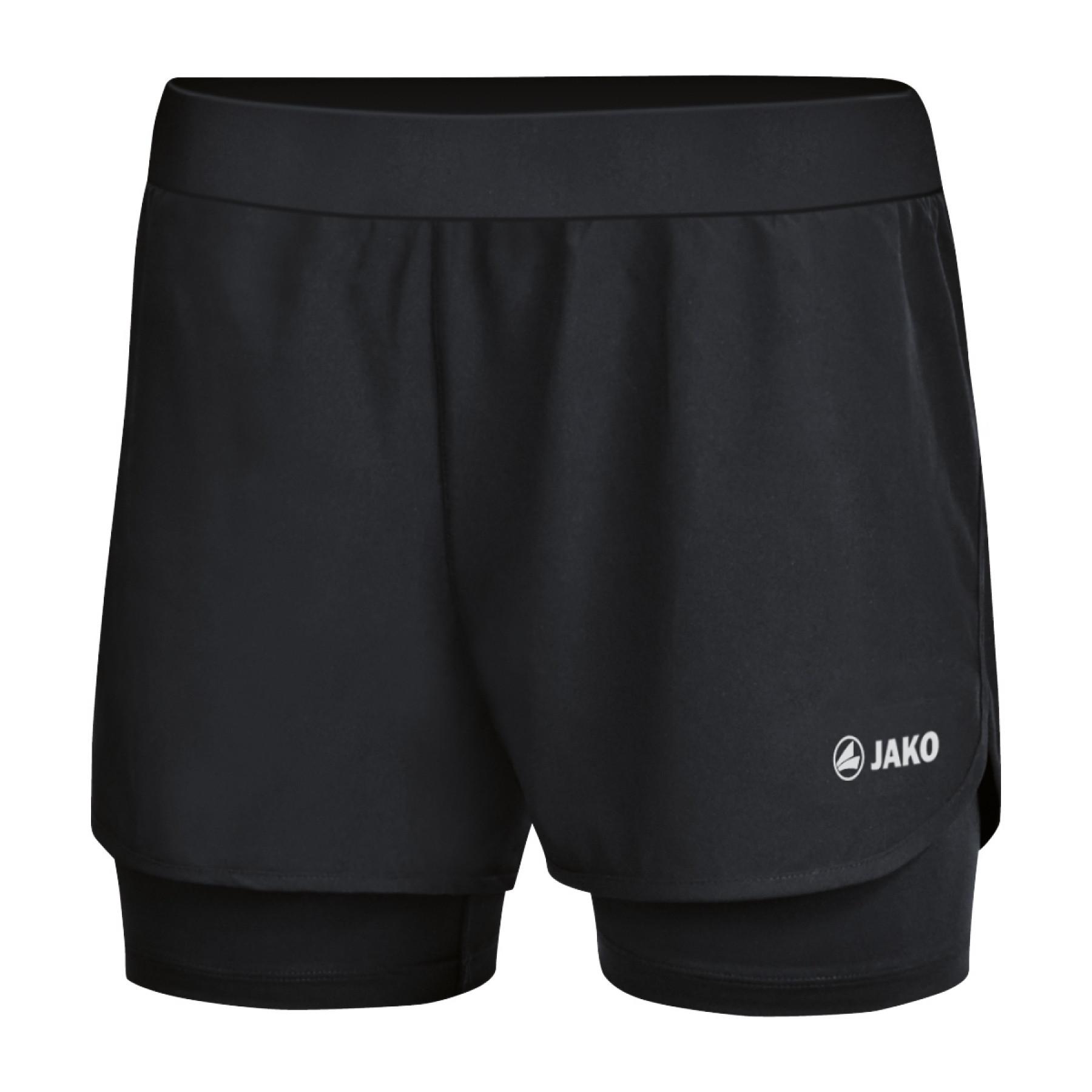 Slim Fit Layered Sports Shorts