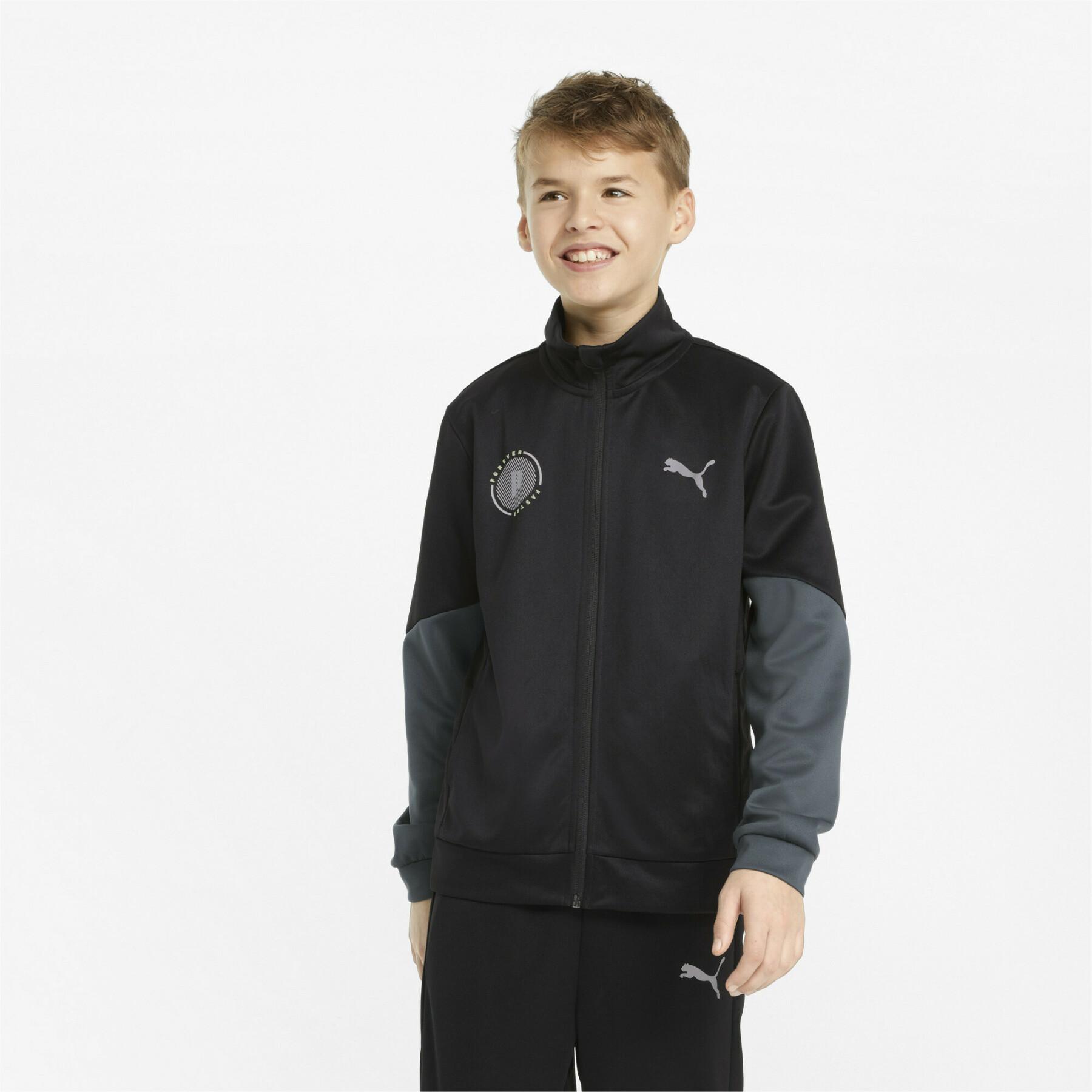 Children's tracksuit jacket Puma Active Sports Poly B