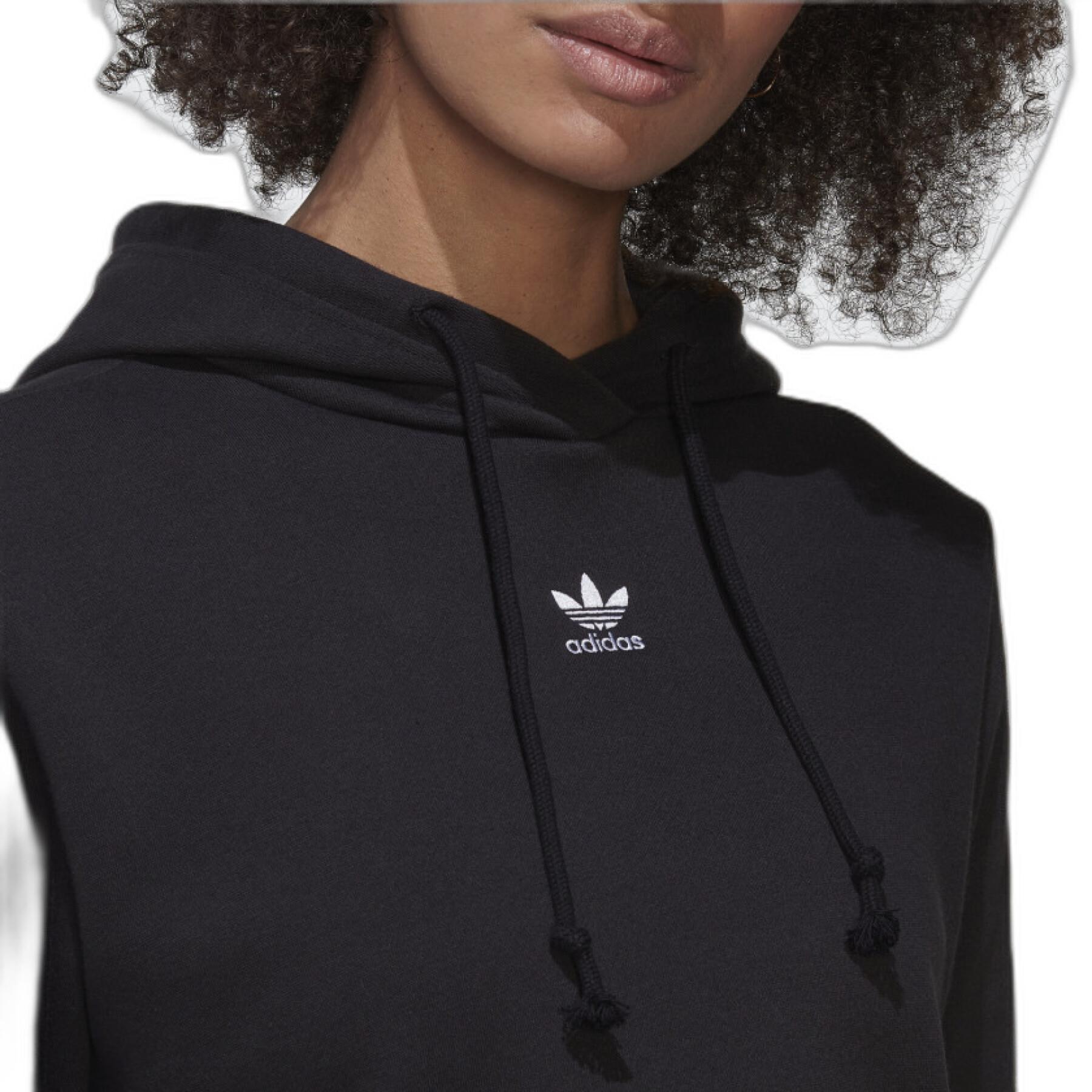 Women's short hooded sweatshirt adidas Originals Adicolor Essentials