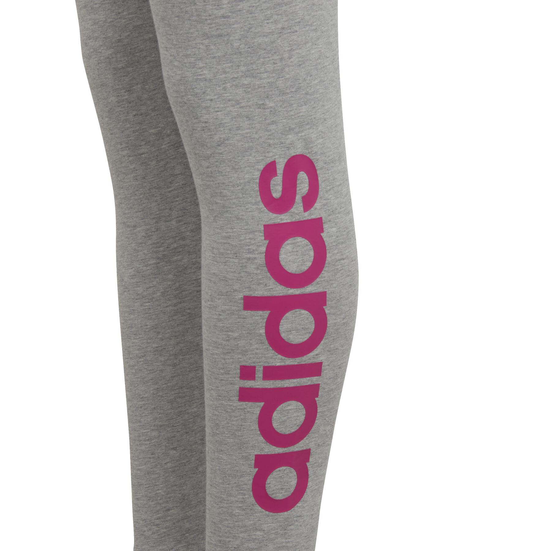 Legging cotton girl adidas Essentials Linear Logo - Baselayers