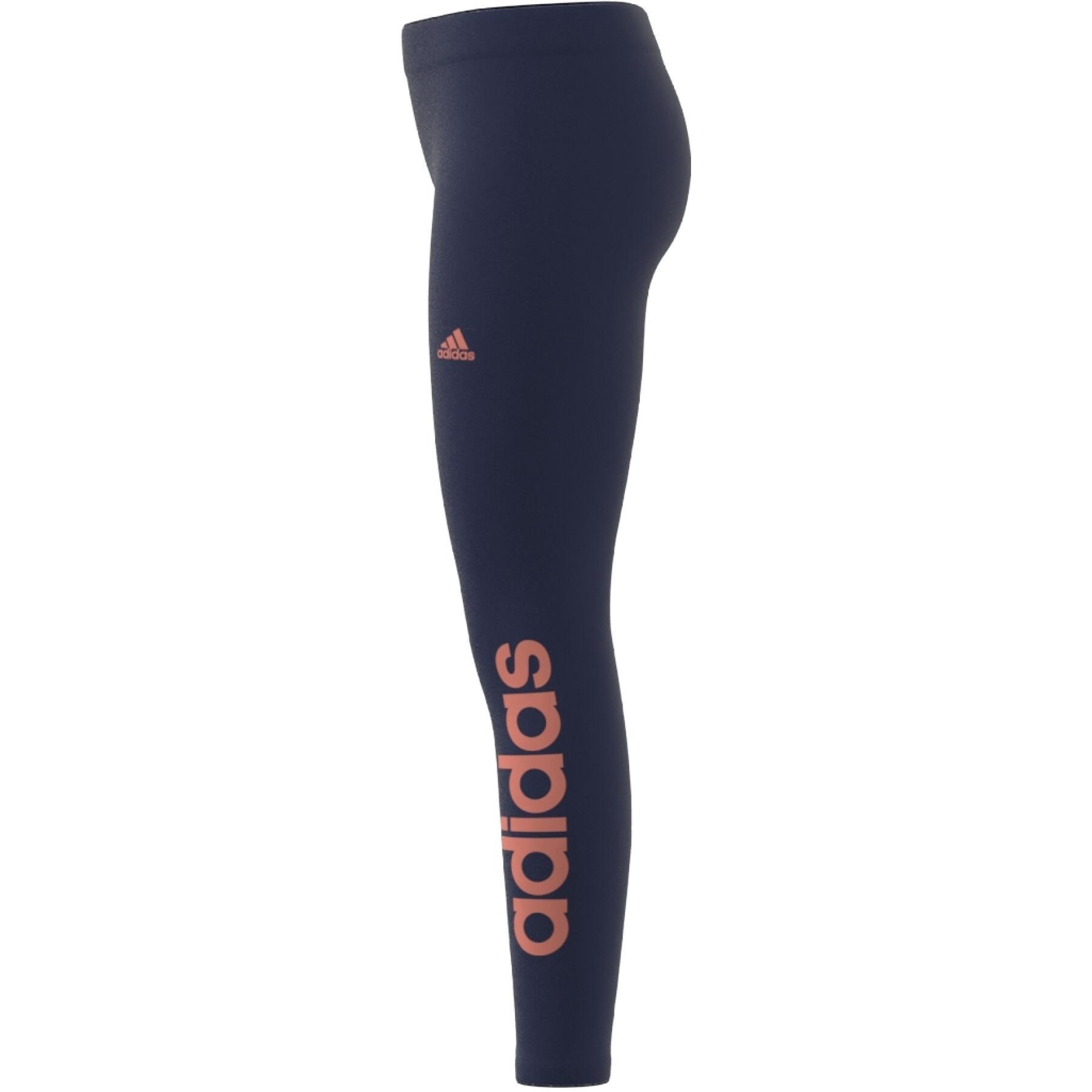 Legging cotton girl adidas Essentials Linear Logo - Baselayers - Textile -  Handball wear