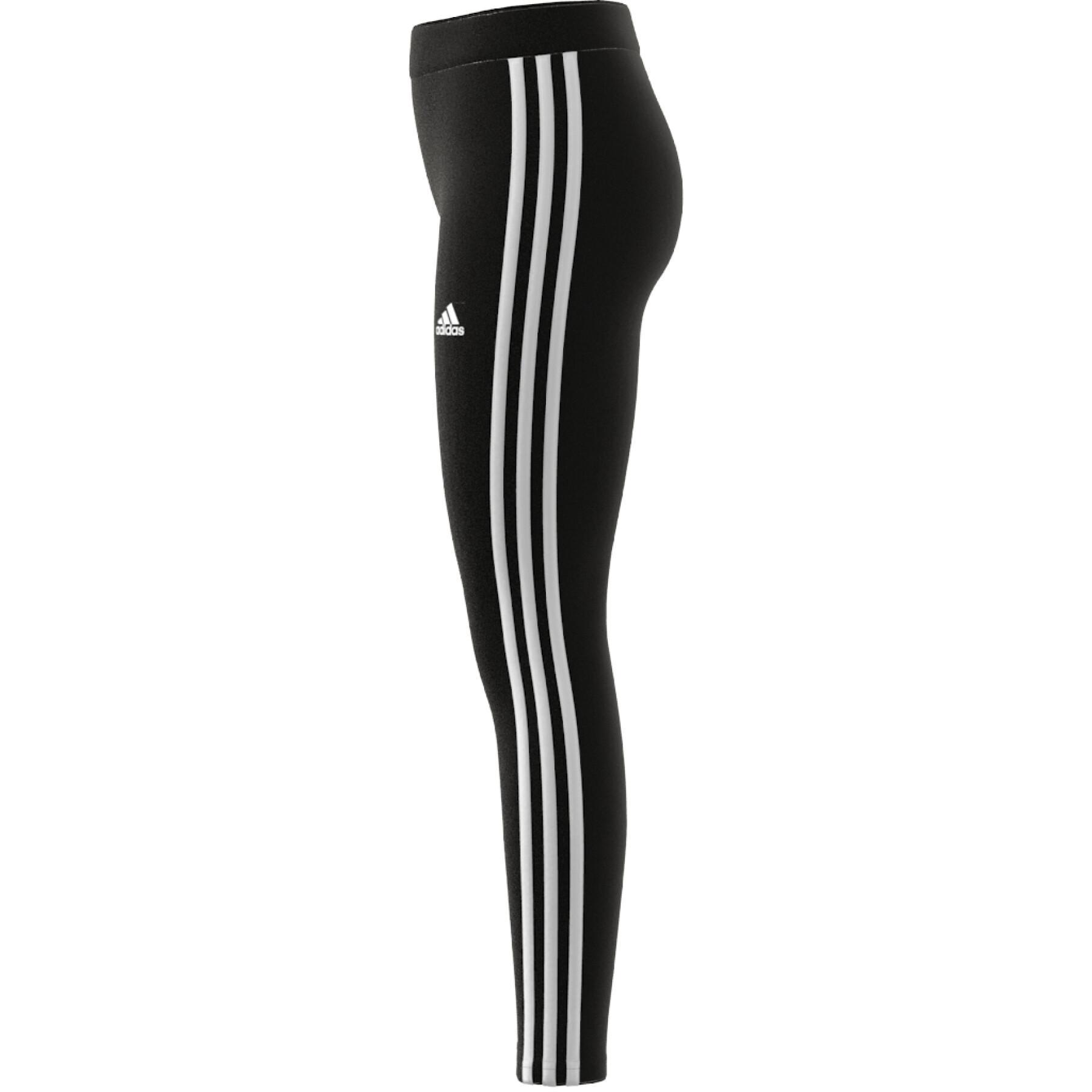 Girl\'s cotton legging adidas - Textile Handball Baselayers Essentials wear - - 3-Stripes