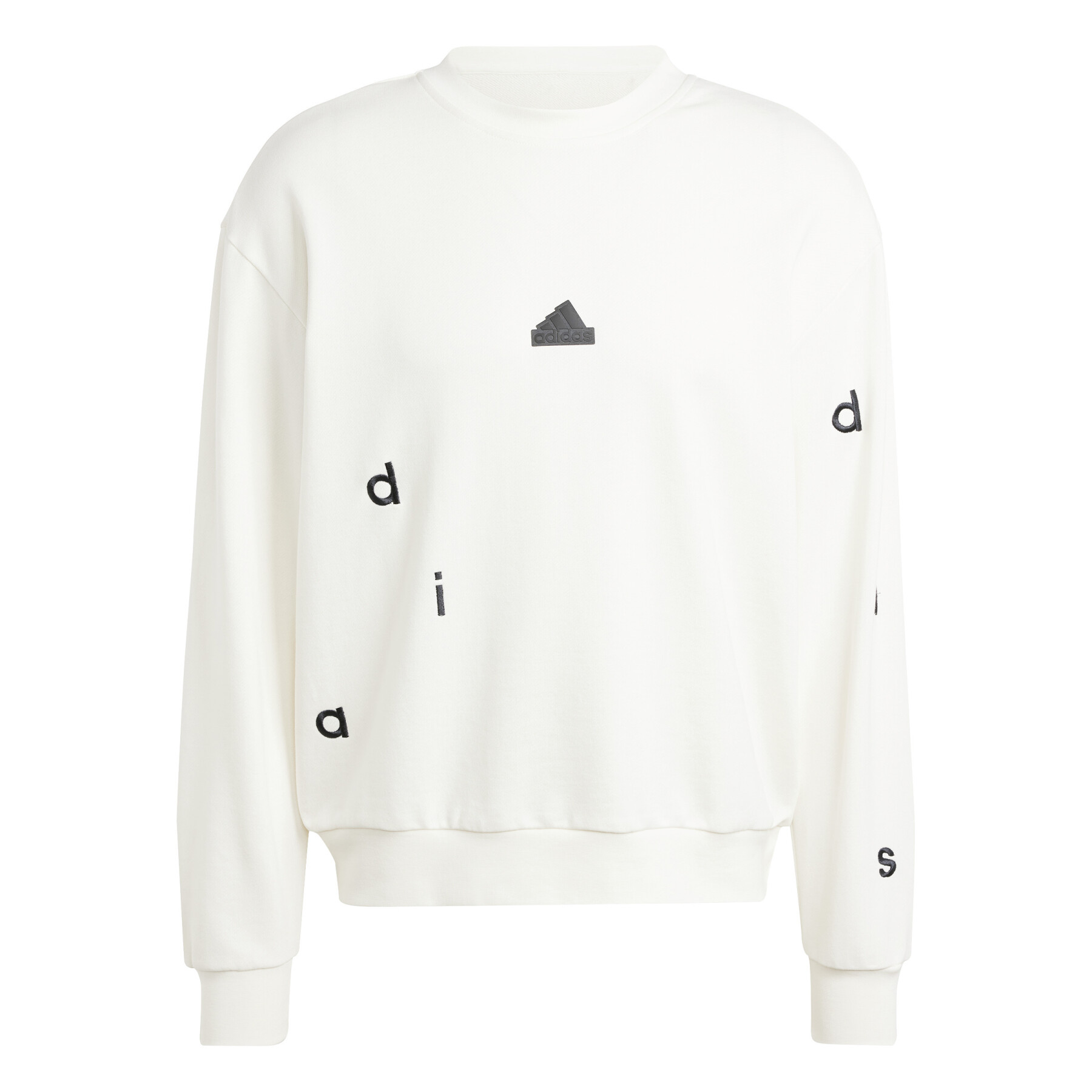 French terry embroidered sweatshirt adidas