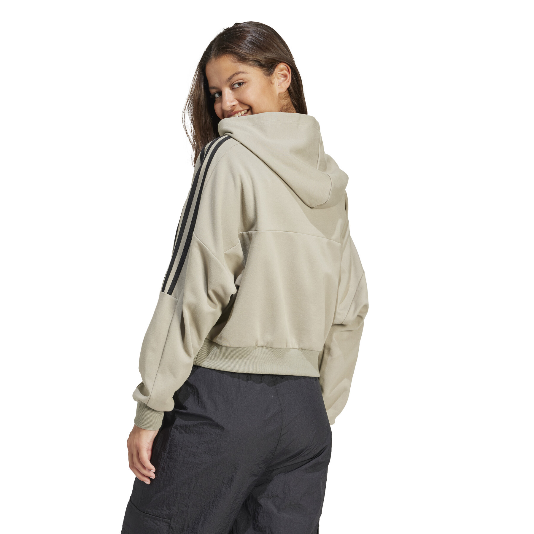 Women's loose-fitting hoodie adidas Tiro 3-Stripes