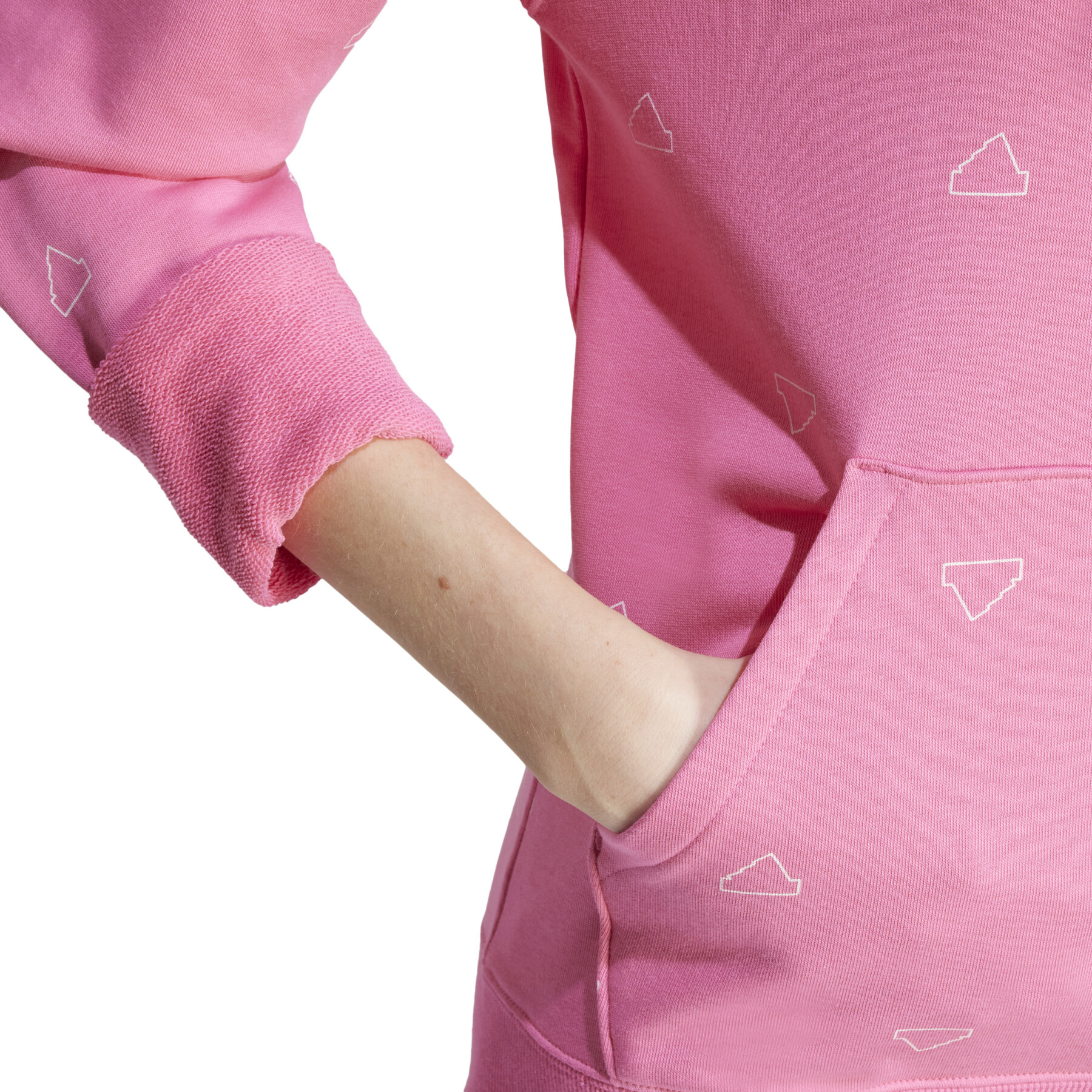 Women's hooded sweatshirt adidas Essentials Monogram Graphic Regular