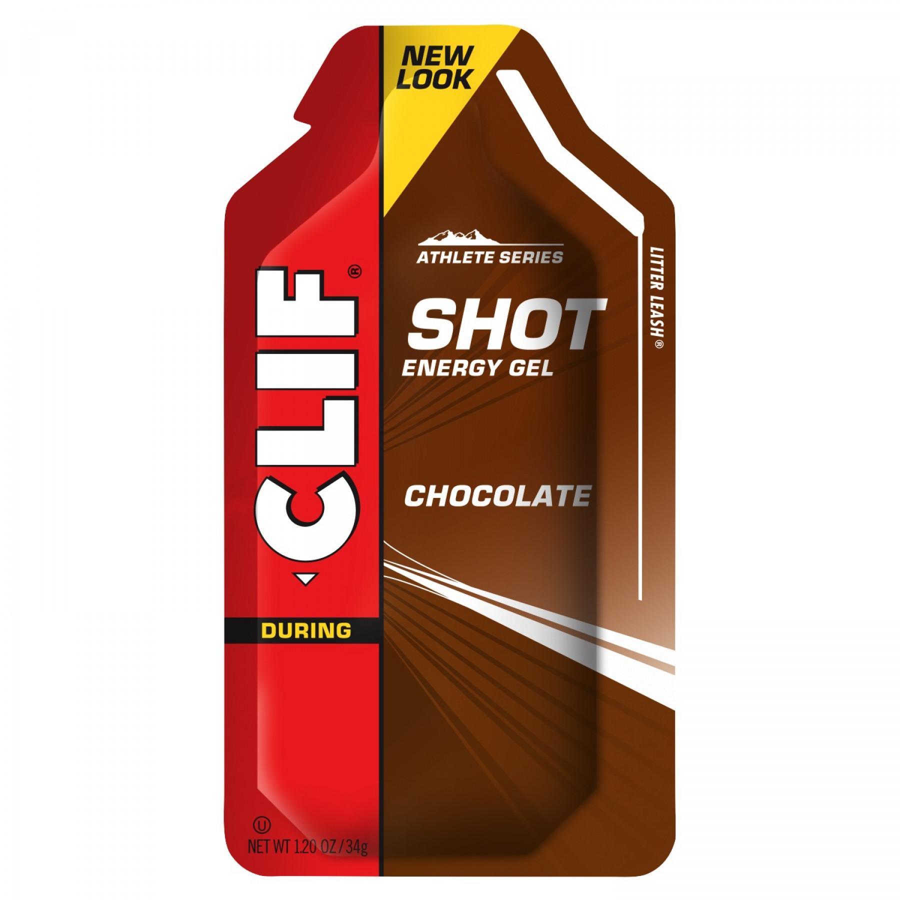 Batch shot chocolate gel Clif Bar (x24)