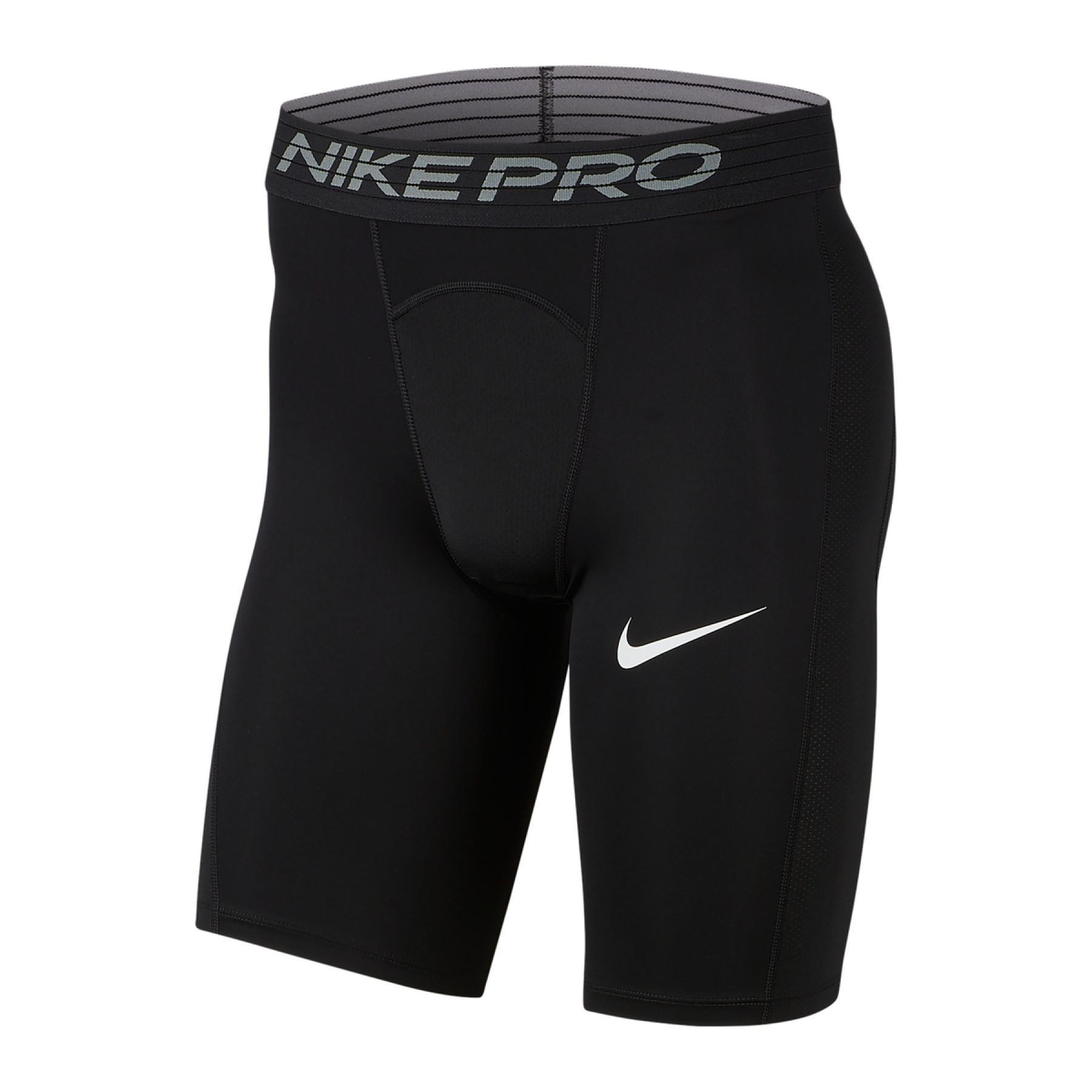 black and white nike pro shorts