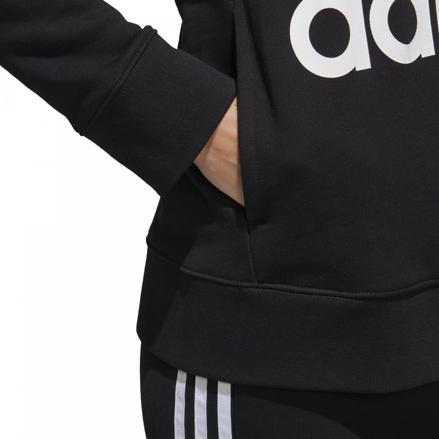 adidas Trefoil logo hoodie woman