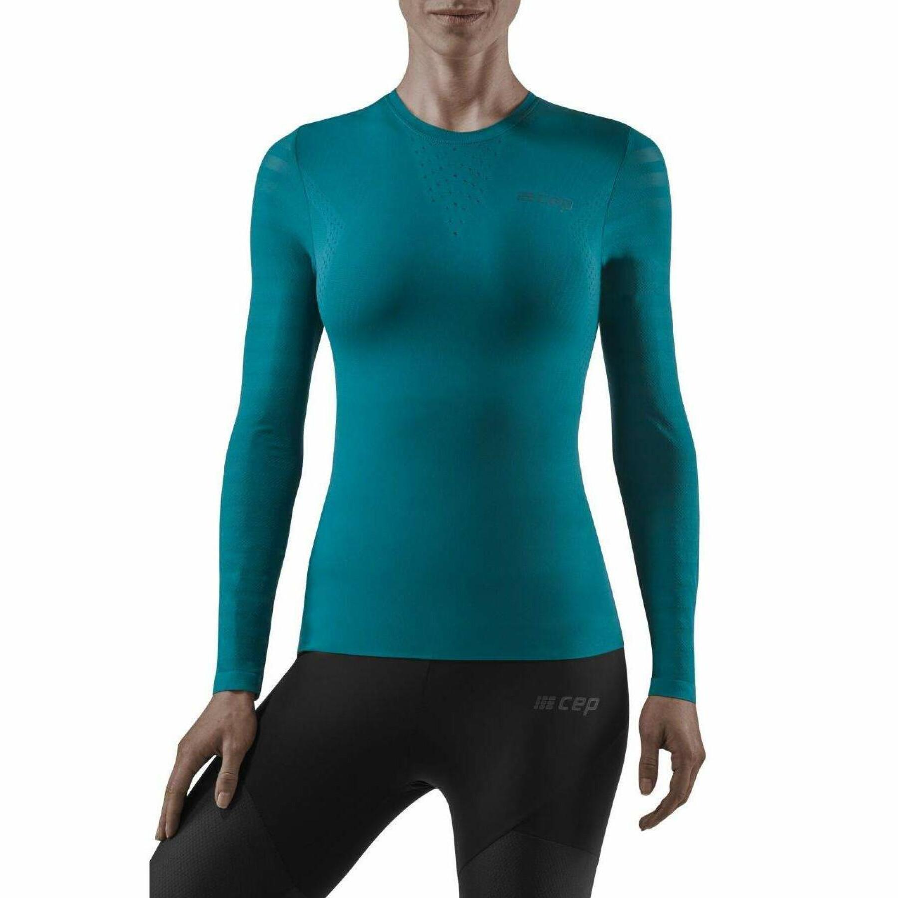 Women's long-sleeved ultra-light jersey CEP Compression Run - Jerseys -  Women's wear - Slocog wear