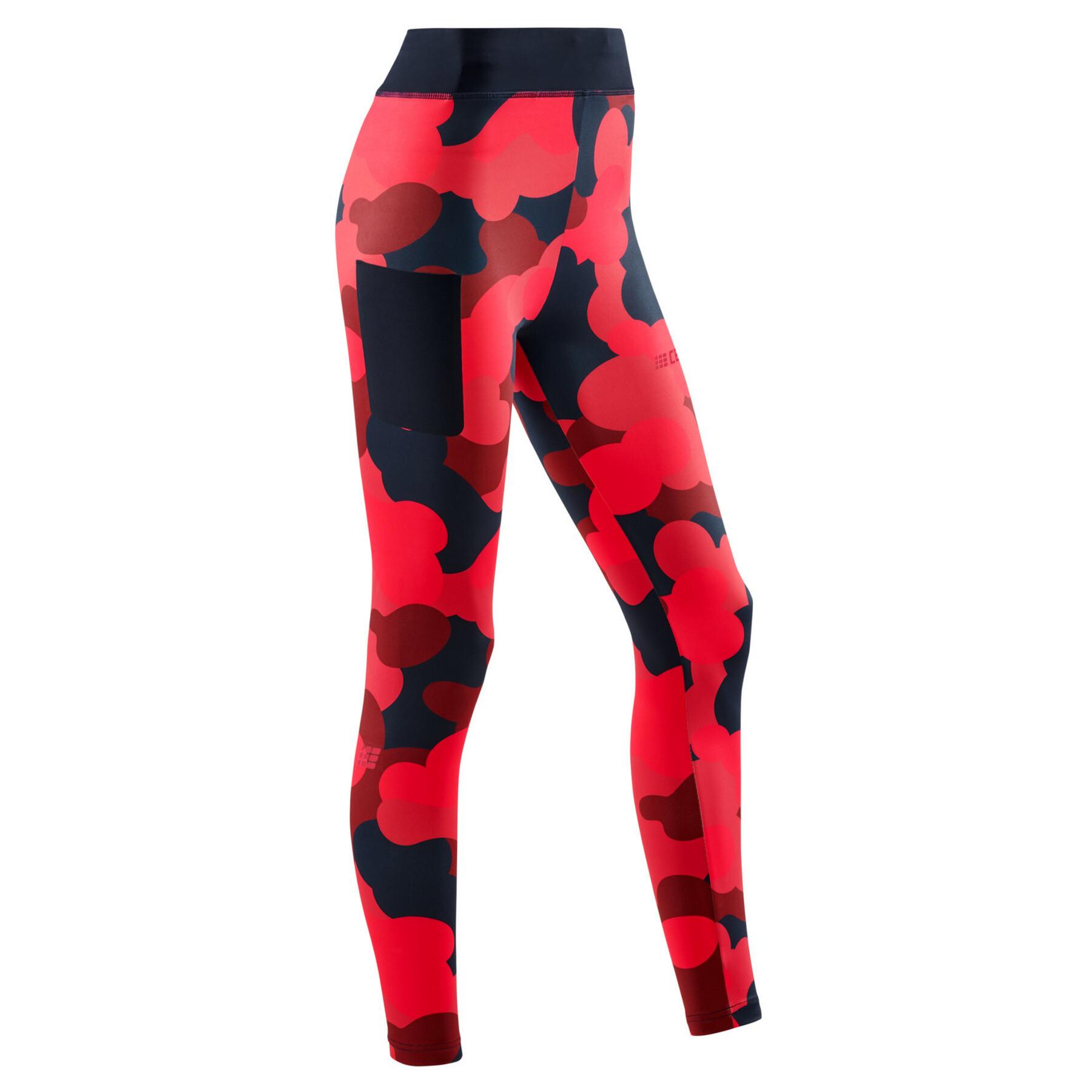 Legging woman CEP Compression Camocloud - Baselayers - Women's
