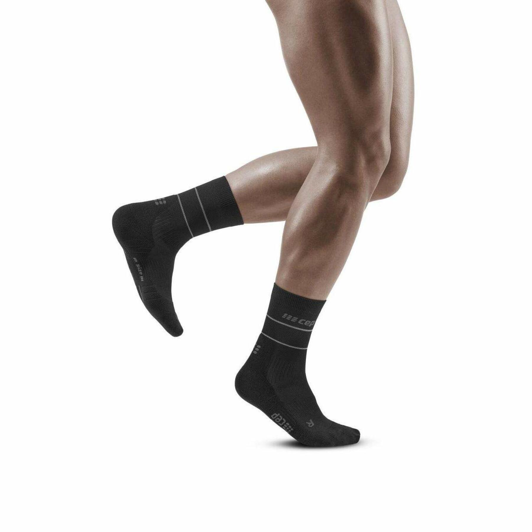 Mid-calf compression socks CEP Compression Reflective - CEP Compression -  Socks - Mens Clothing