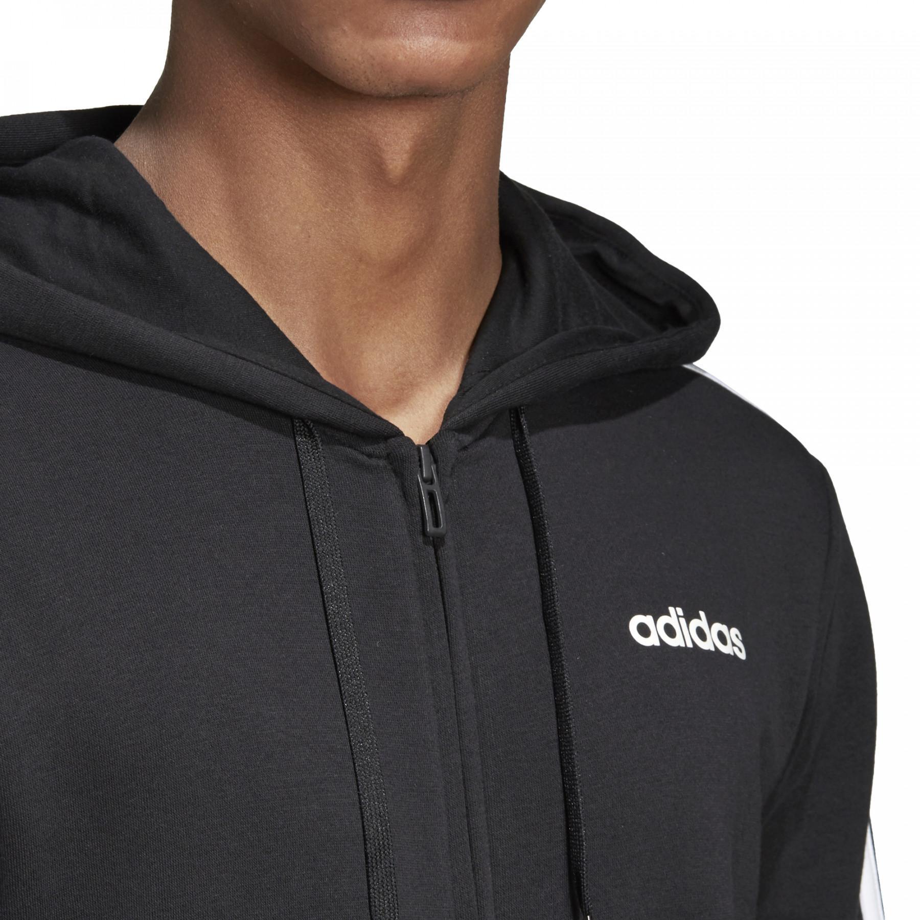 Hooded jacket adidas Essentials 3-Stripes