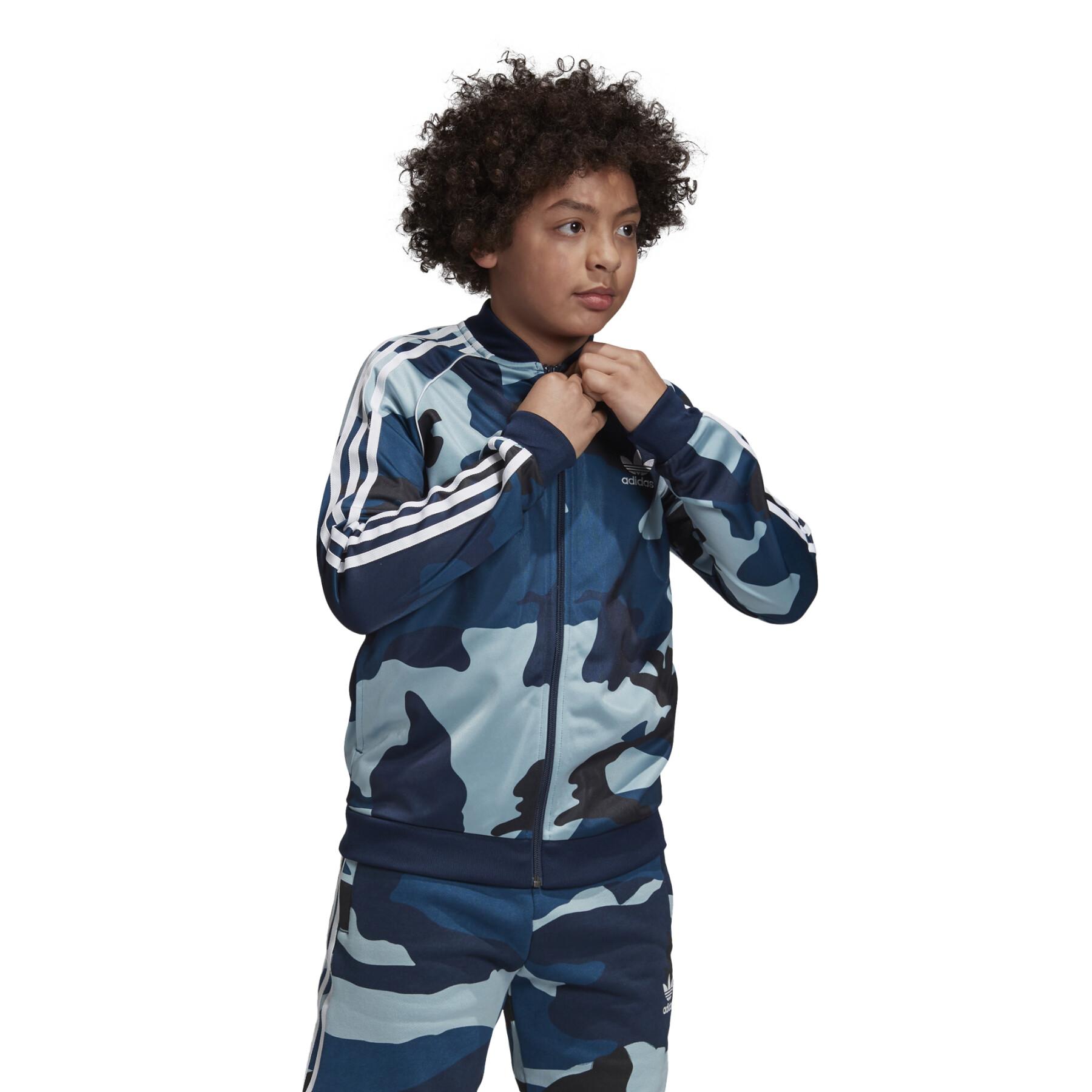 Children'S Tracksuit Jacket Adidas Camouflage