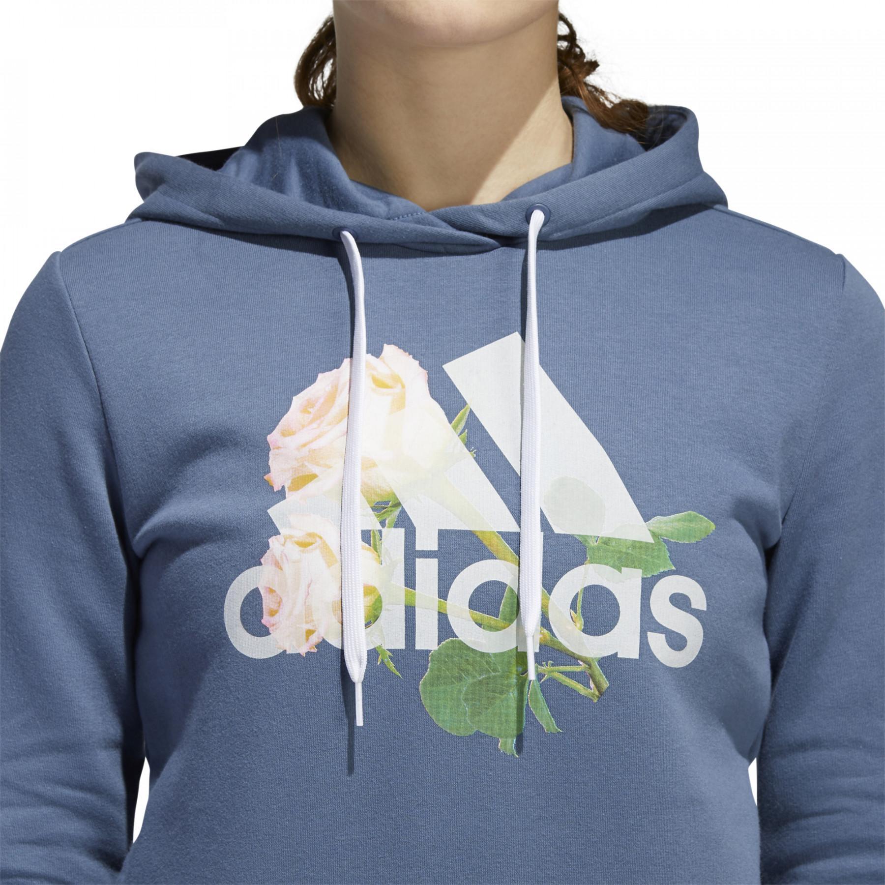 Women's hooded sweatshirt adidas wip floral bos