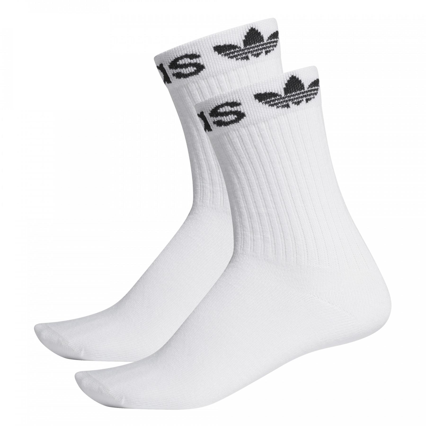 adidas Linear CuffSocks socks (x2)