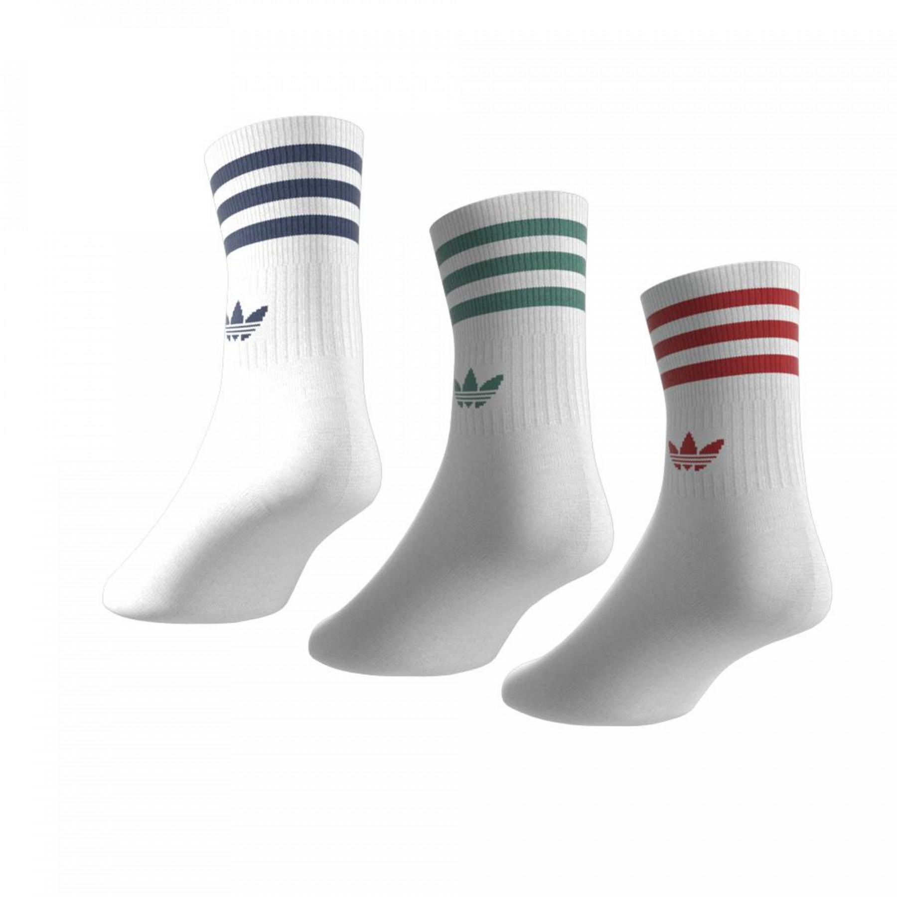 Mid-calf socks adidas originals (3 paires)