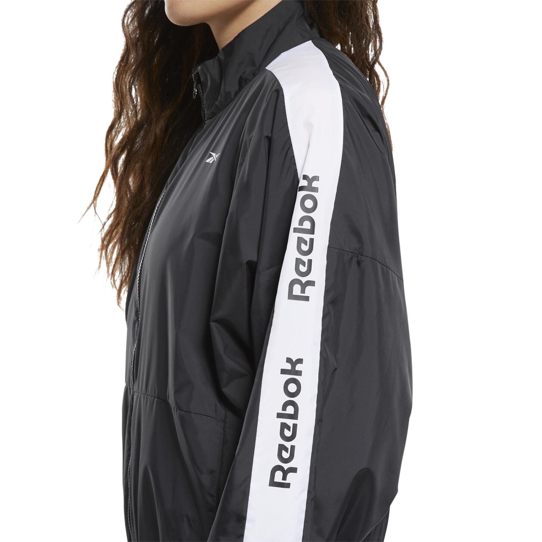 Women's jacket Reebok Training Essentials Woven Linear Logo