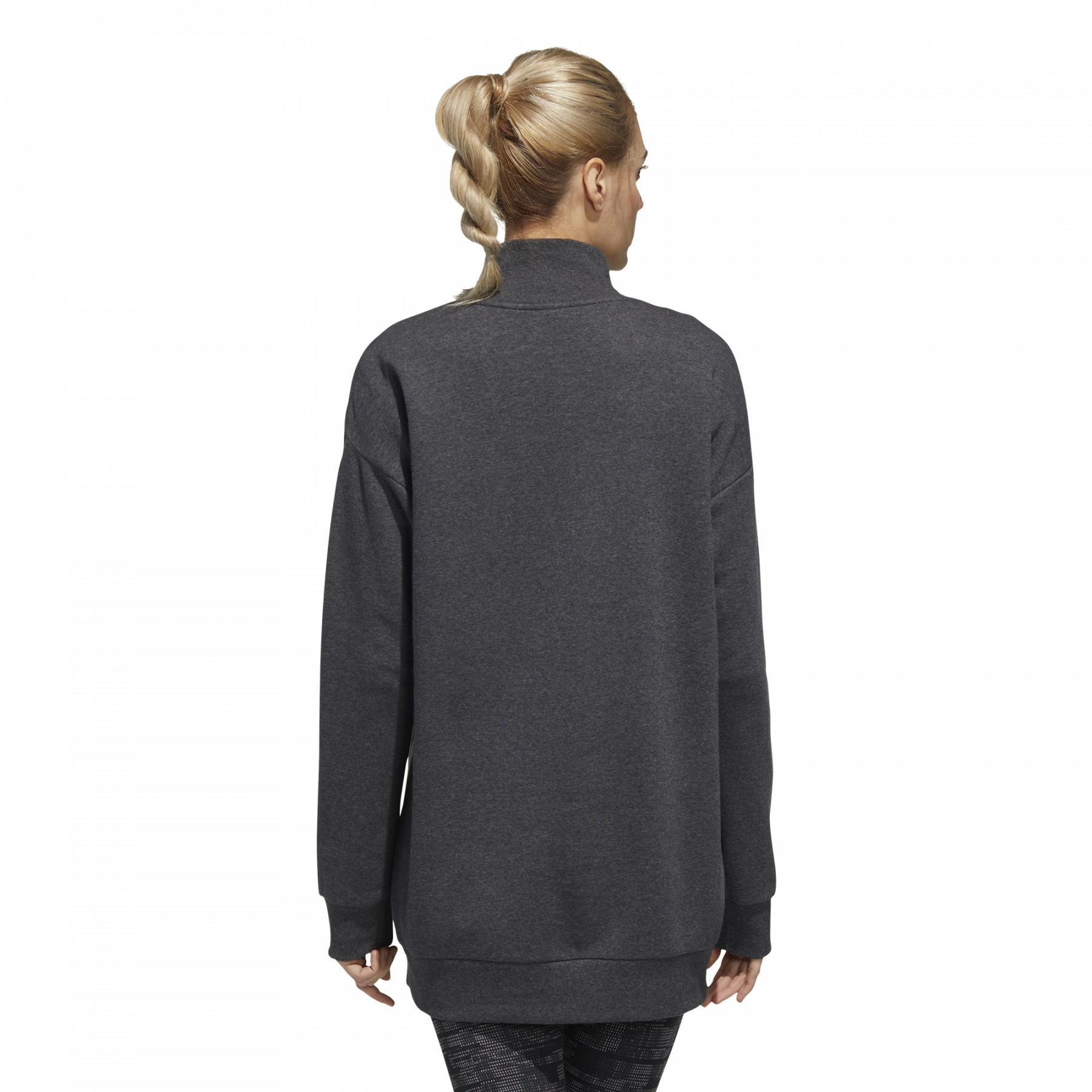 Women's half zip sweatshirt adidas Essentials Comfort Elongated