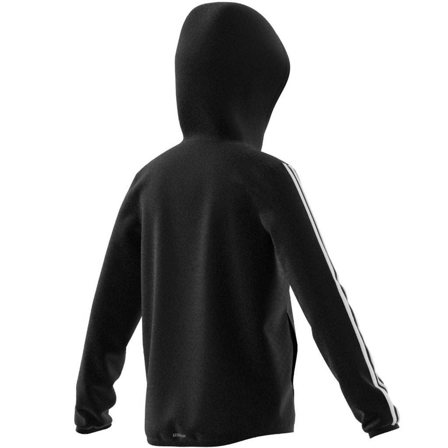 Children's hooded sweatshirt with zip adidas D2M 3 - Slocog wear