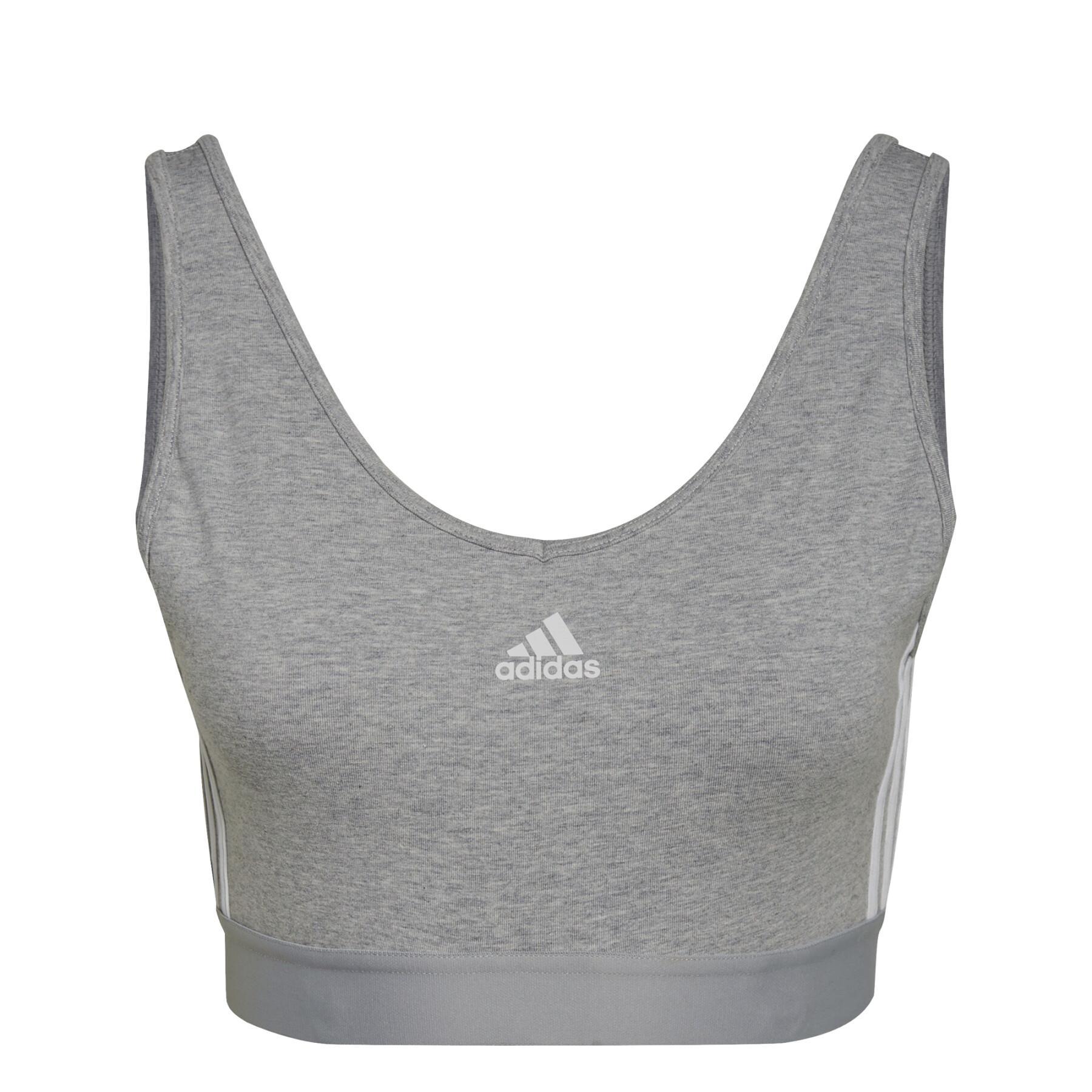 Buy ADIDAS Grey Solid Don't Rest Alphaskin Padded Training Sports