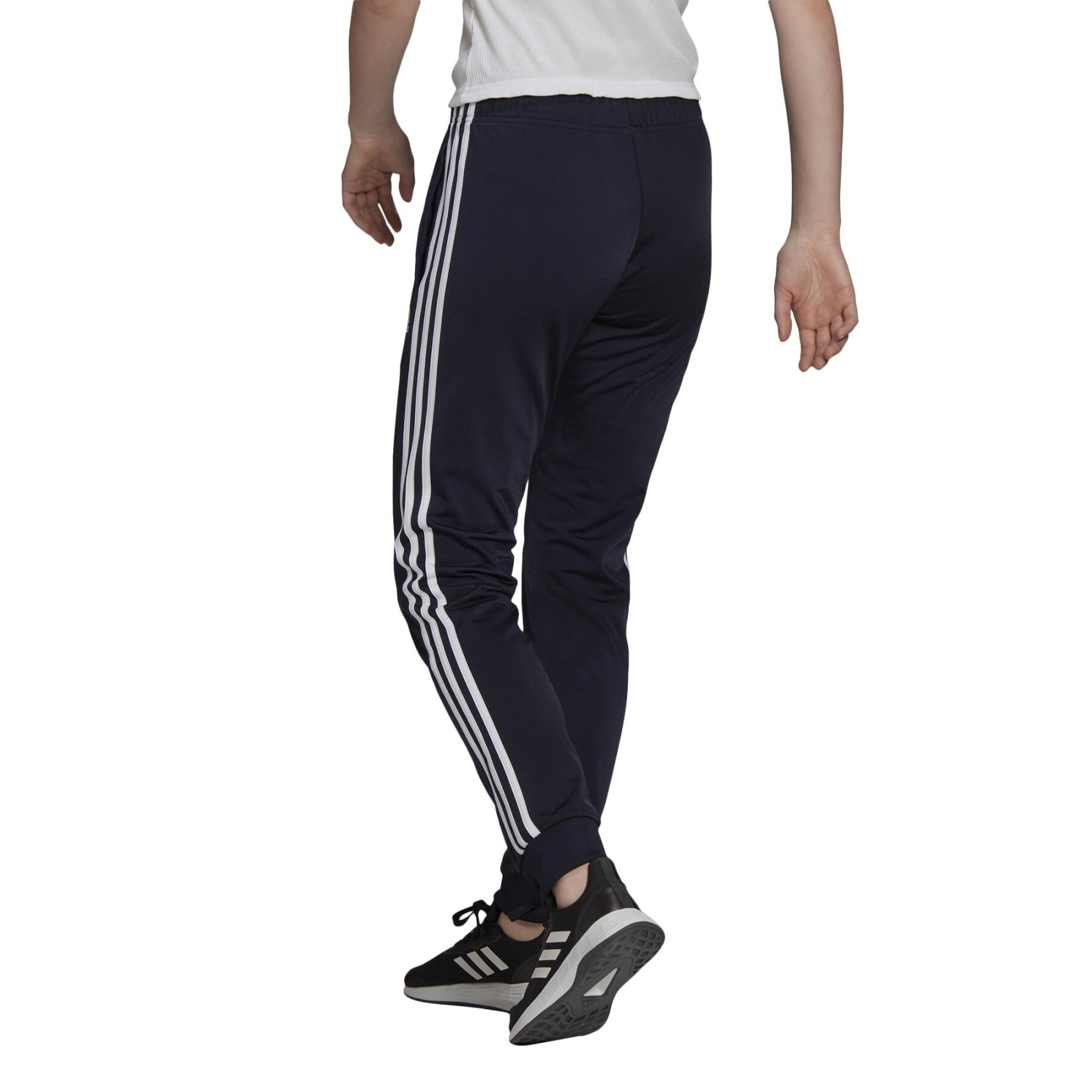 Women's trousers adidas Primegreen Essentials Warm-Up Slim Tapered 3-Stripes