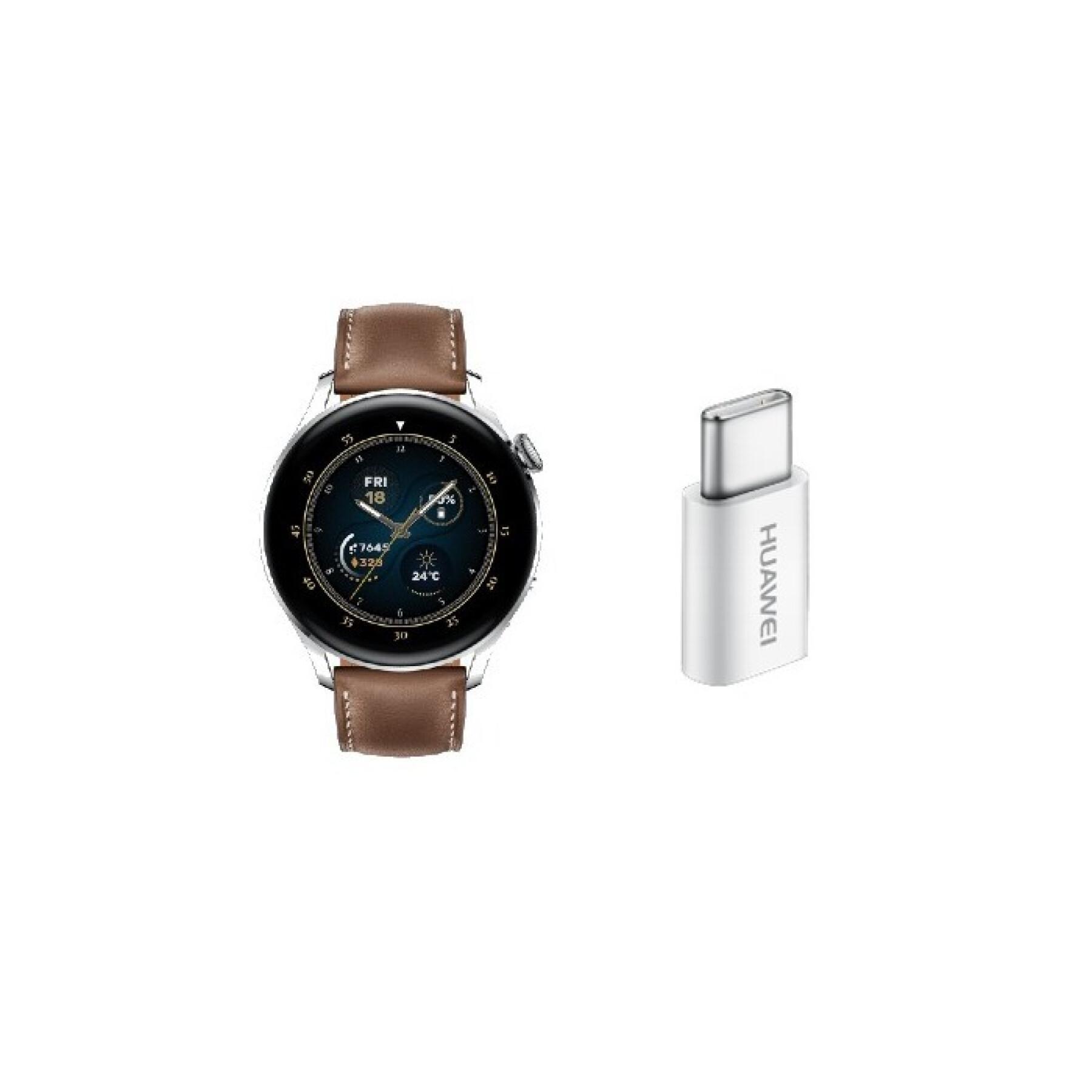 Connected watch with 5v2a type c adapter Huawei Watch 3 Classic
