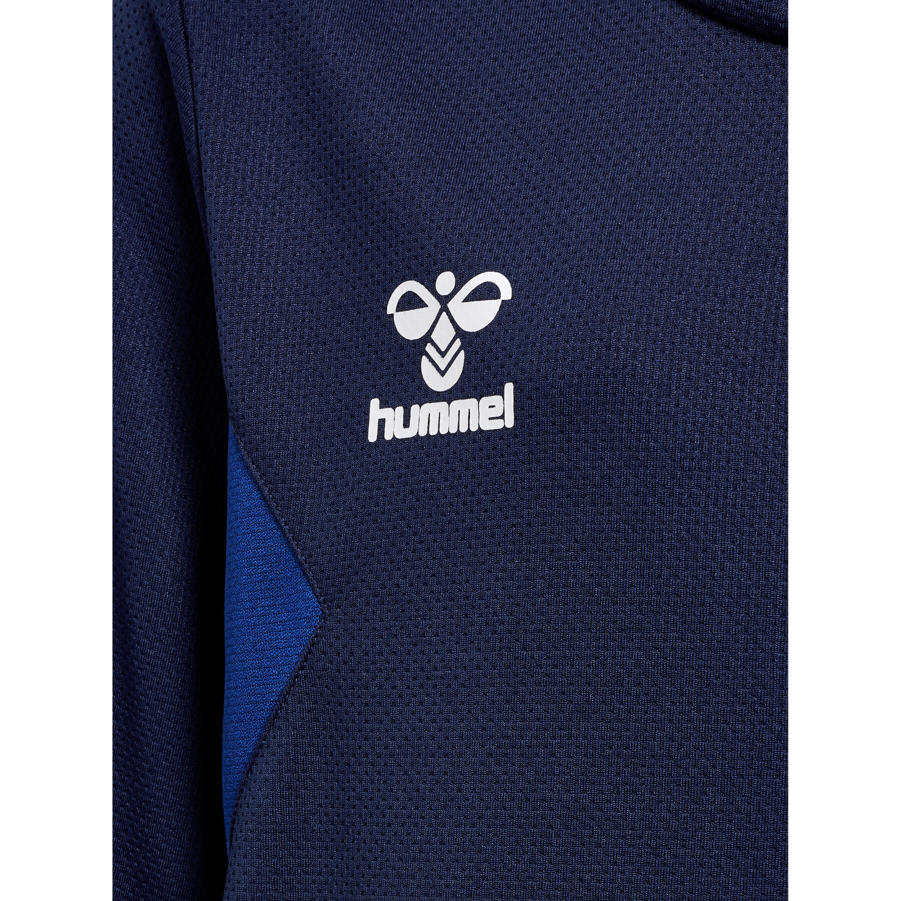 Kid's hooded zip-up polyester tracksuit jacket Hummel Authentic