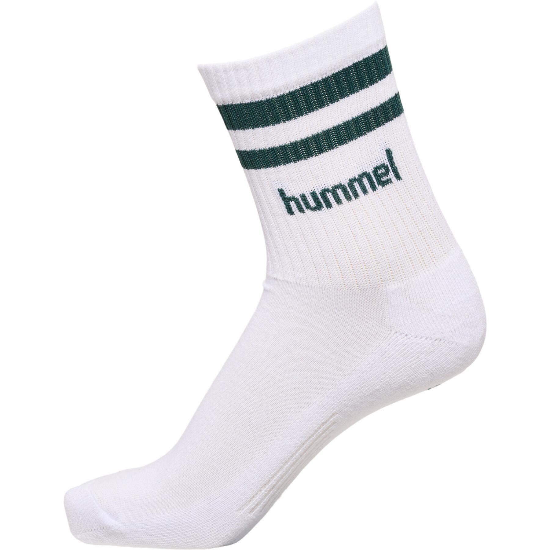 Set of 3 pairs of socks Hummel Retro Col