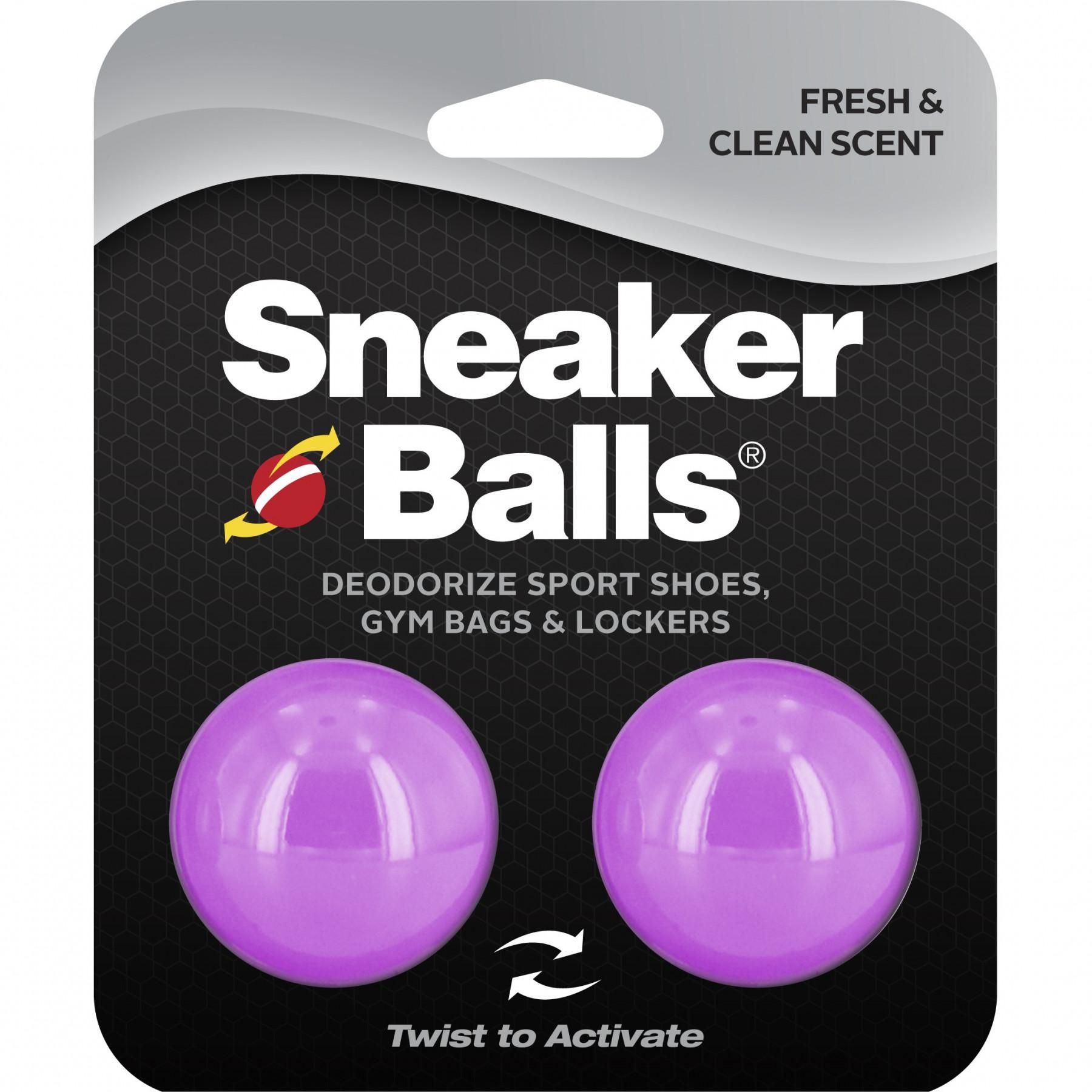 Set of 2 deodorizing sneakerballs ice balls