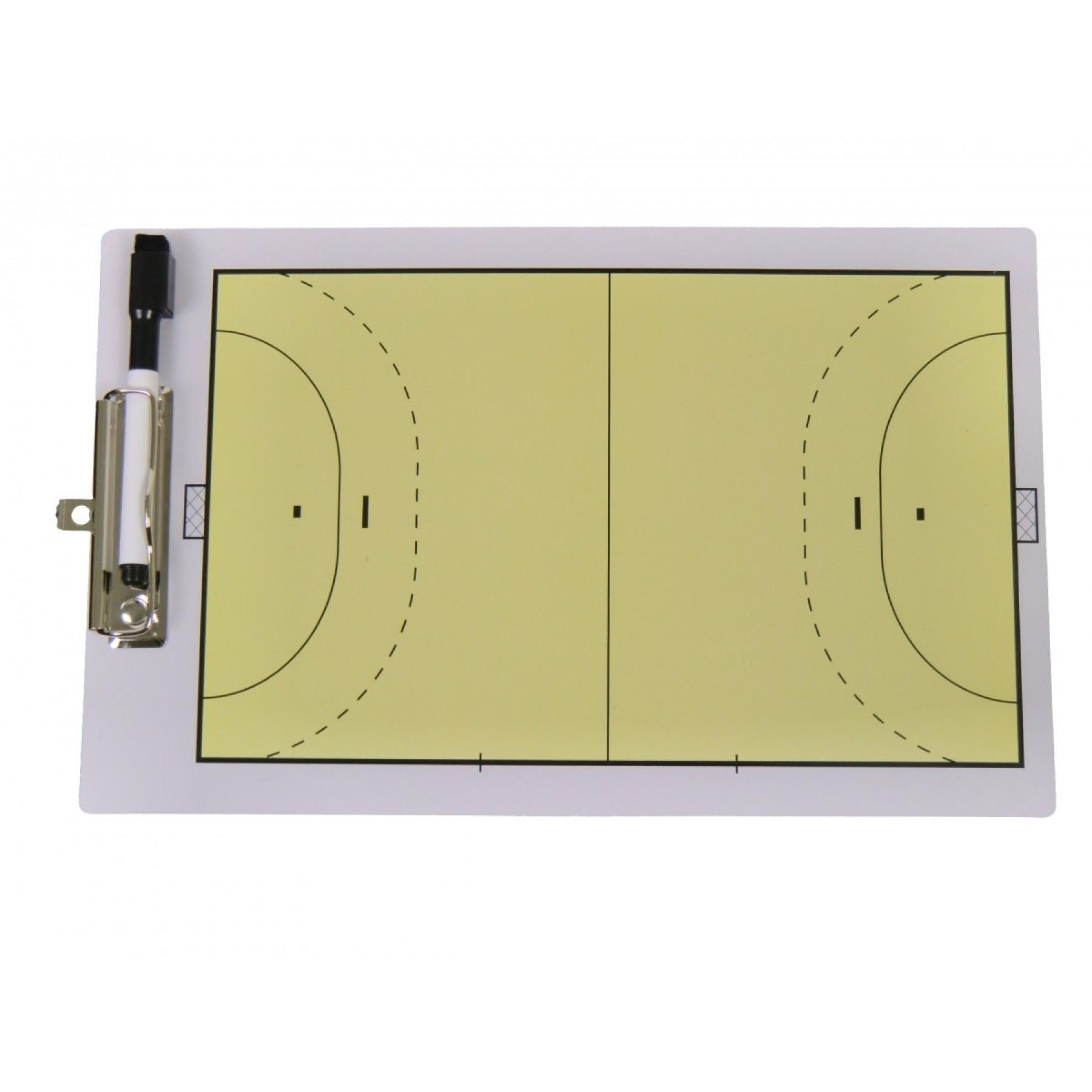 Handball two-sided tactical notebook