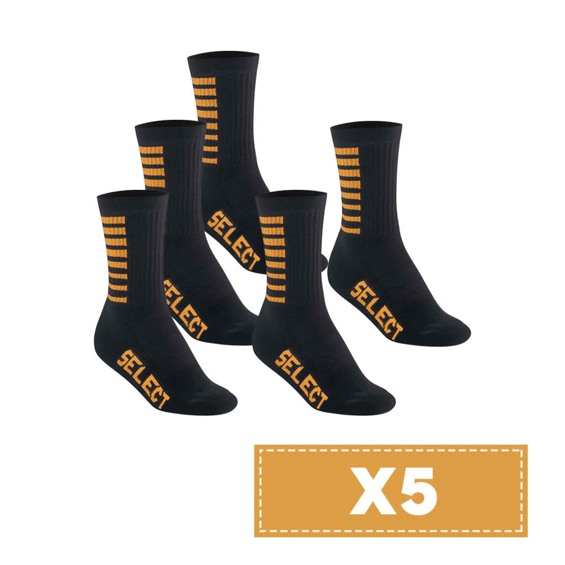 Lot of 5 pairs of socks Select Basic