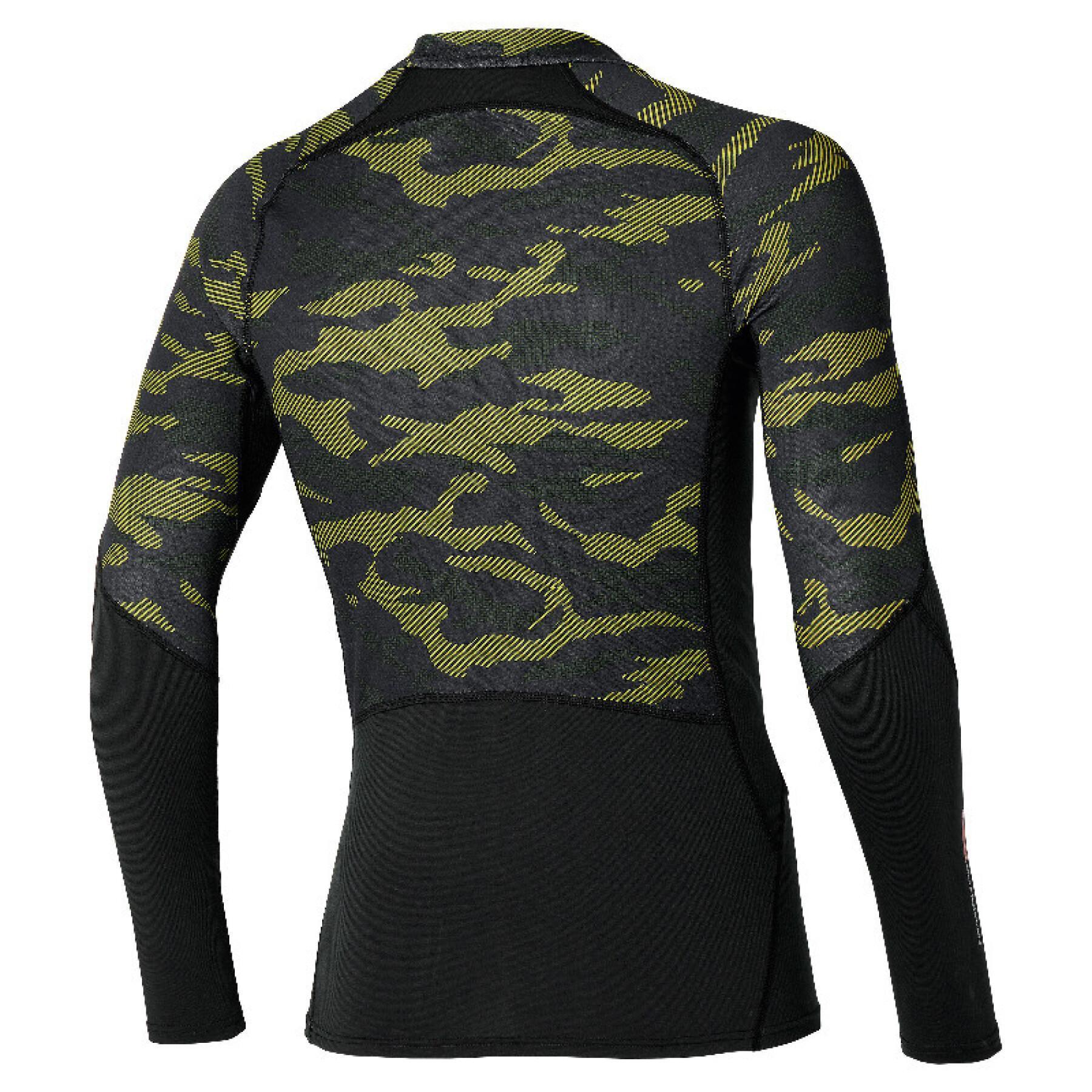Long sleeve jersey with stand-up collar Mizuno Breath Thermo Virtual G3