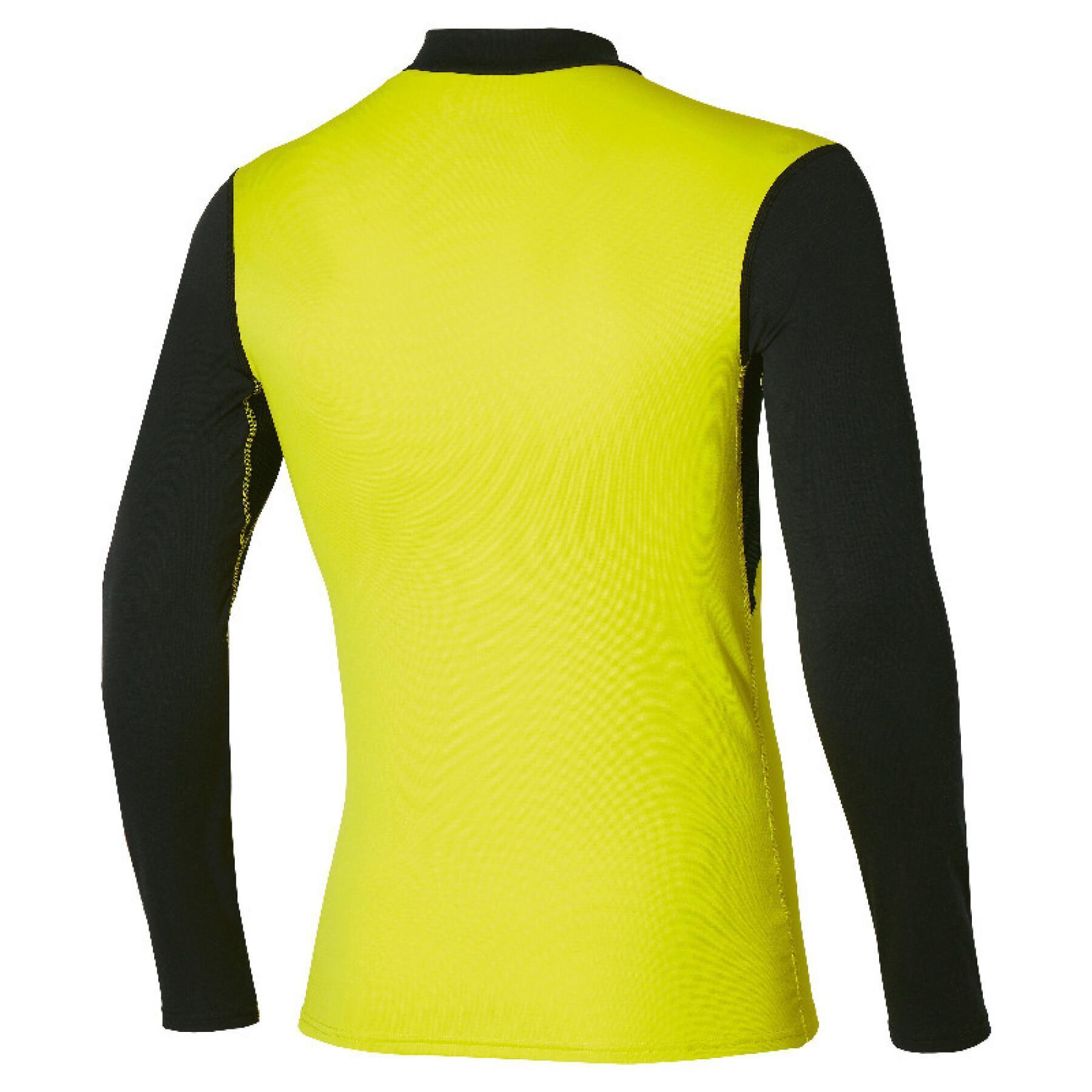 Long-sleeved half-zip jersey Mizuno Breath Thermo Mid Weight