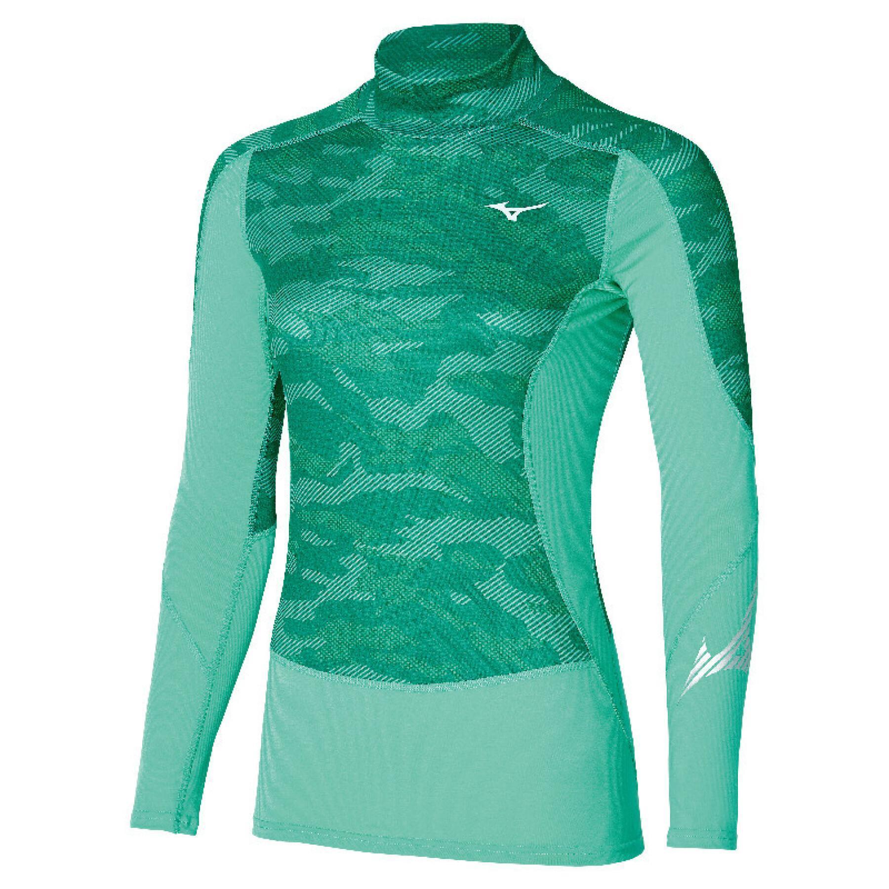 Long sleeve jersey with high neck Mizuno Breath Thermo Virtual G3