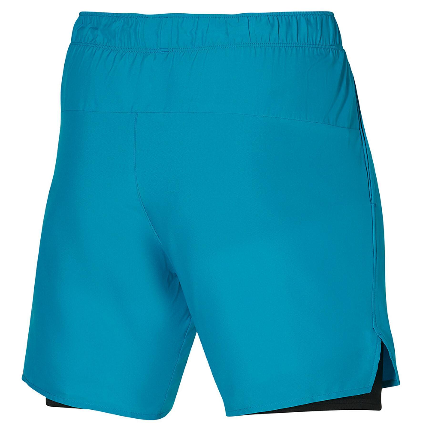 2 in 1 shorts Mizuno Core 7.5